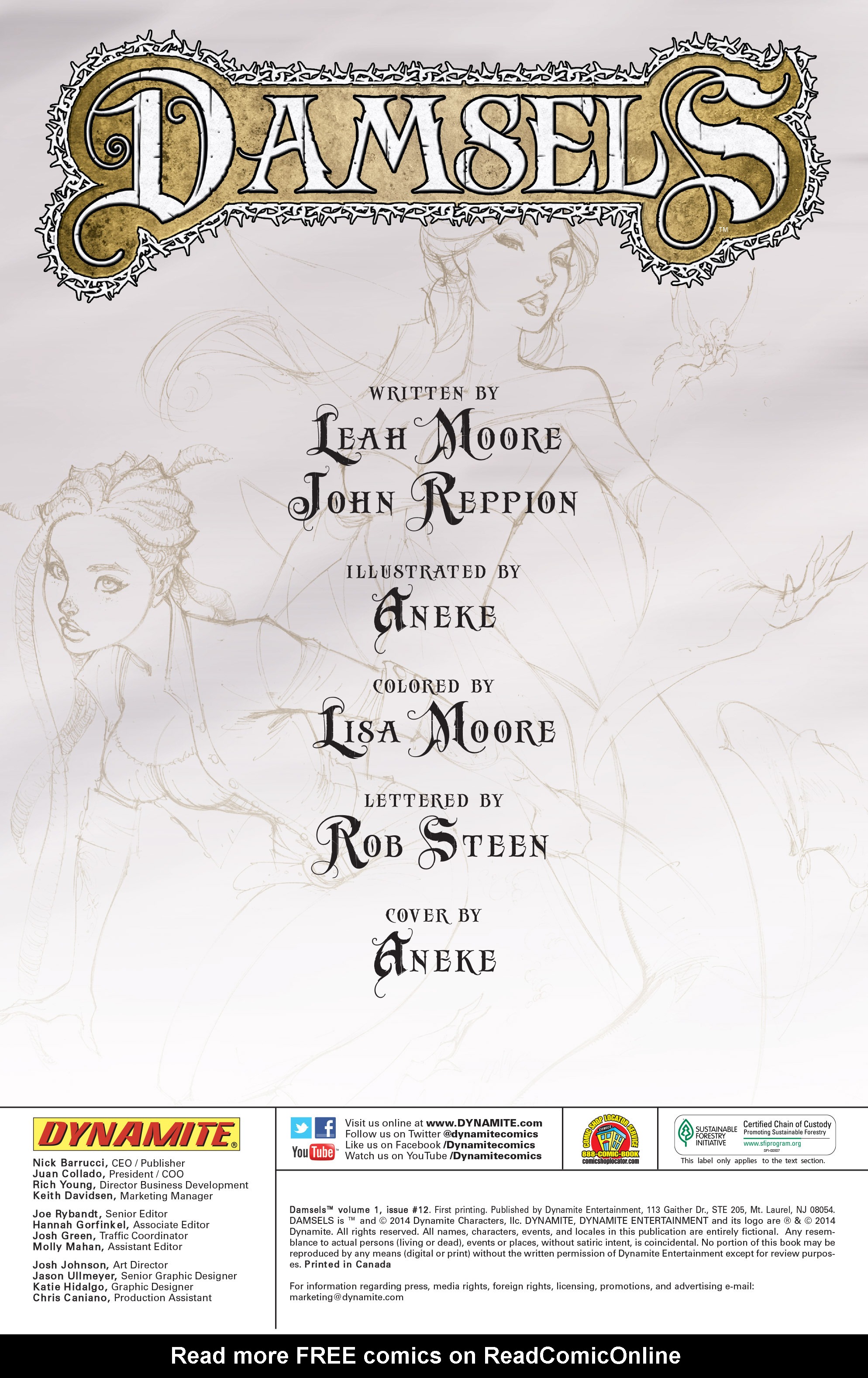 Read online Damsels comic -  Issue #12 - 2