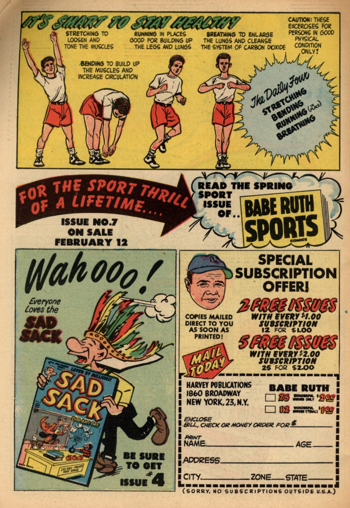 Read online Babe Ruth Sports Comics comic -  Issue #6 - 33