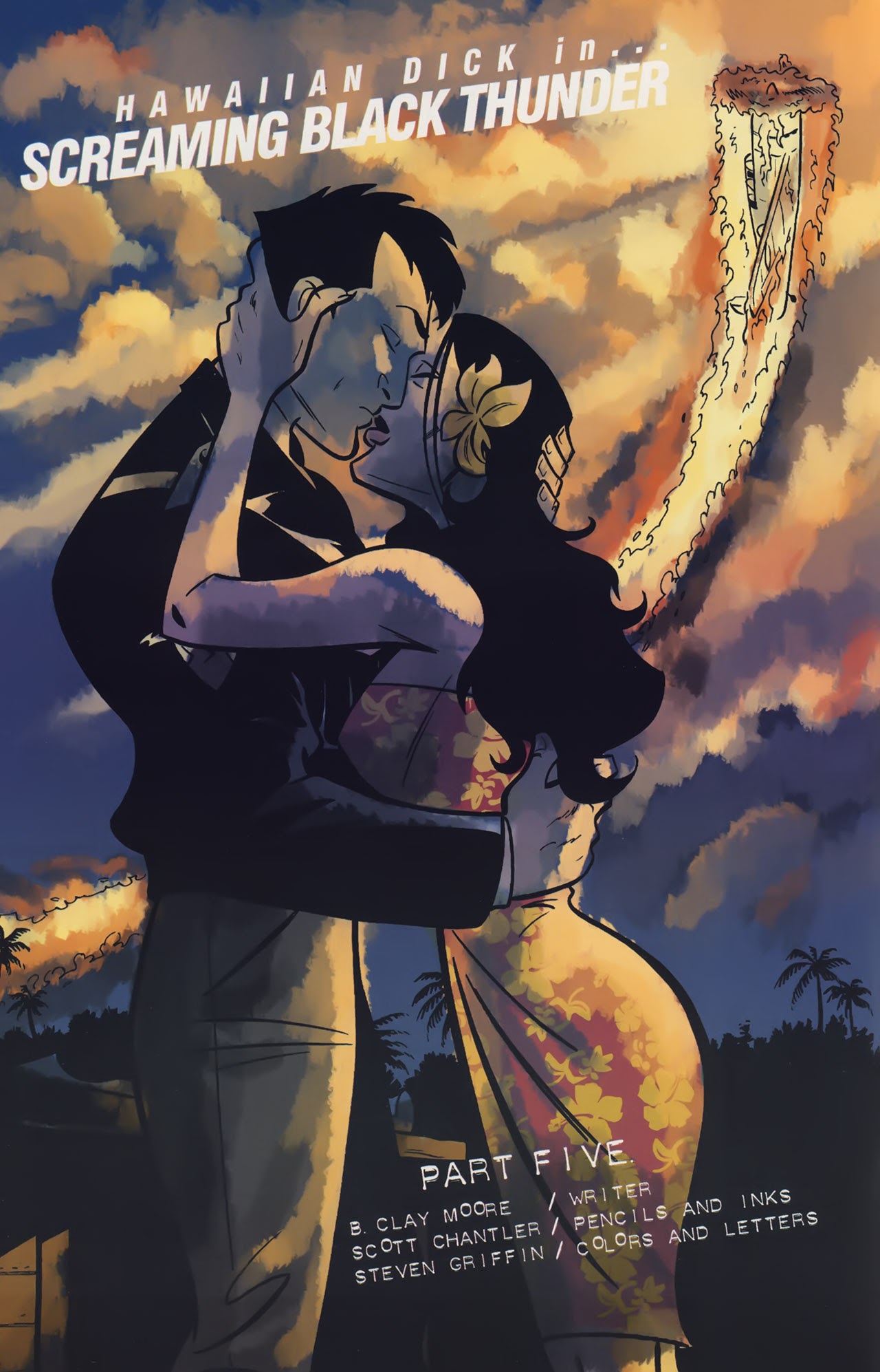 Read online Hawaiian Dick: Screaming Black Thunder comic -  Issue #5 - 8