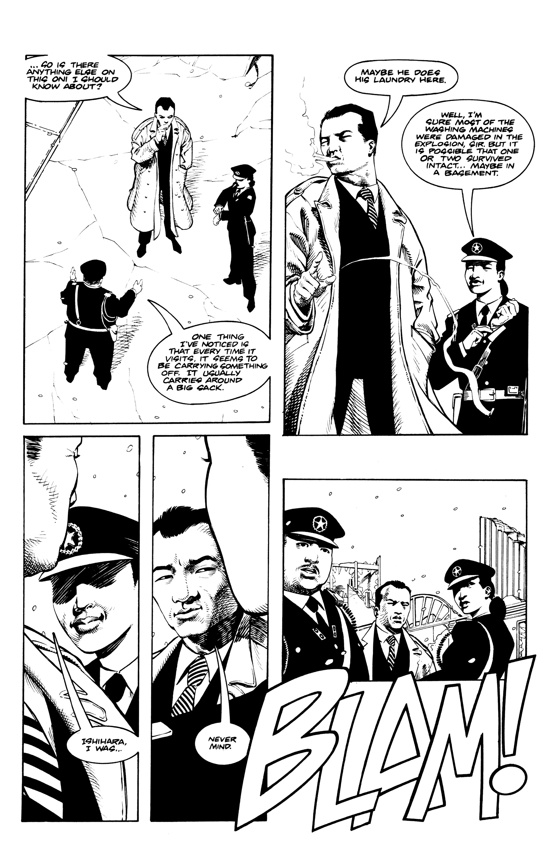 Read online Warrior Nun: Black & White comic -  Issue #4 - 9