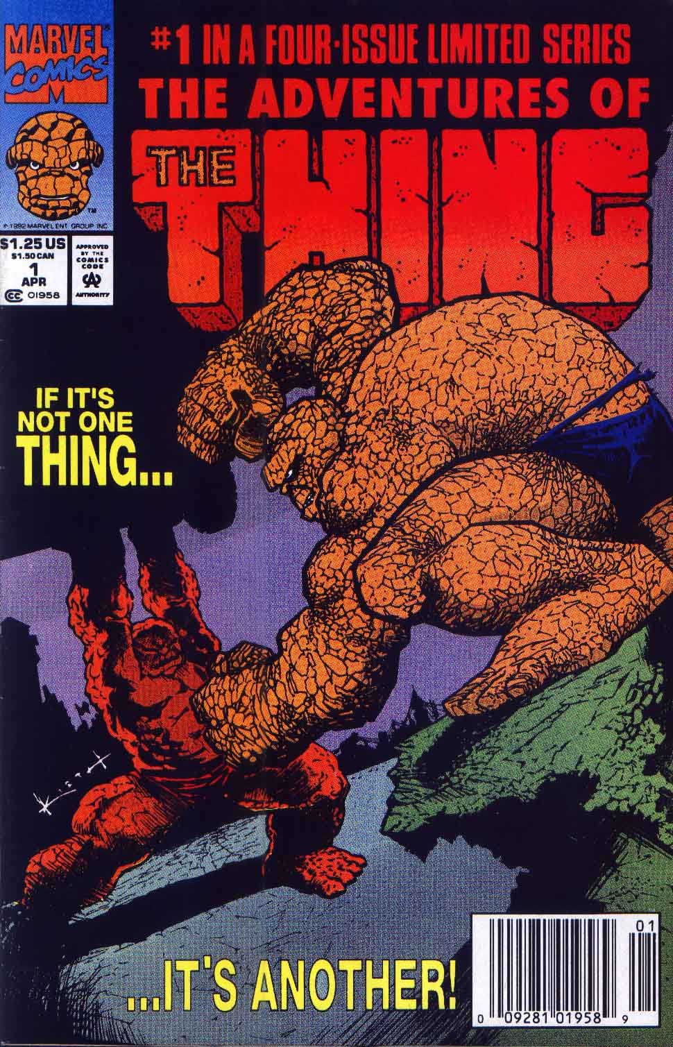 Read online The Adventures of the Thing comic -  Issue #1 - 1