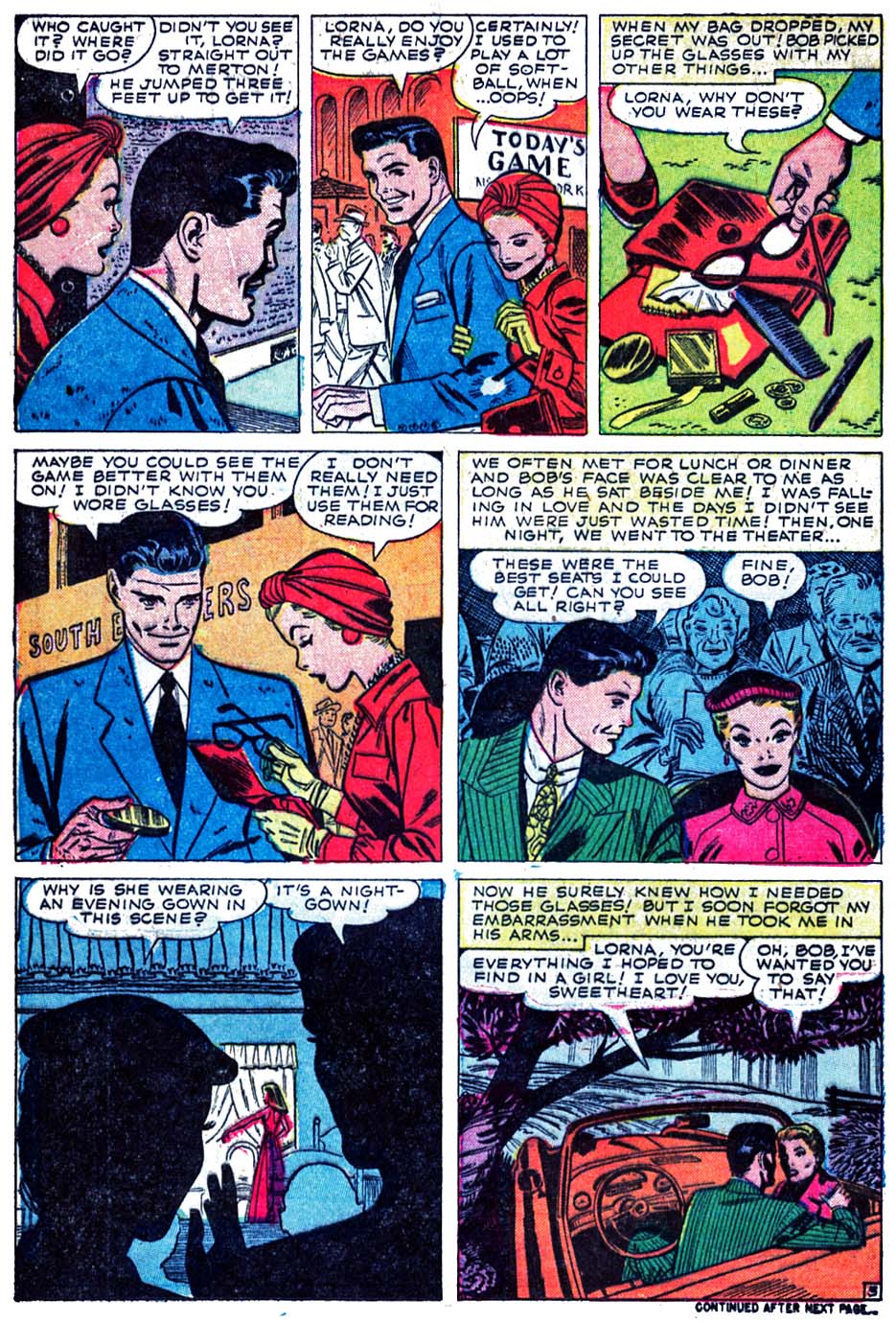 Read online Love Romances comic -  Issue #52 - 12