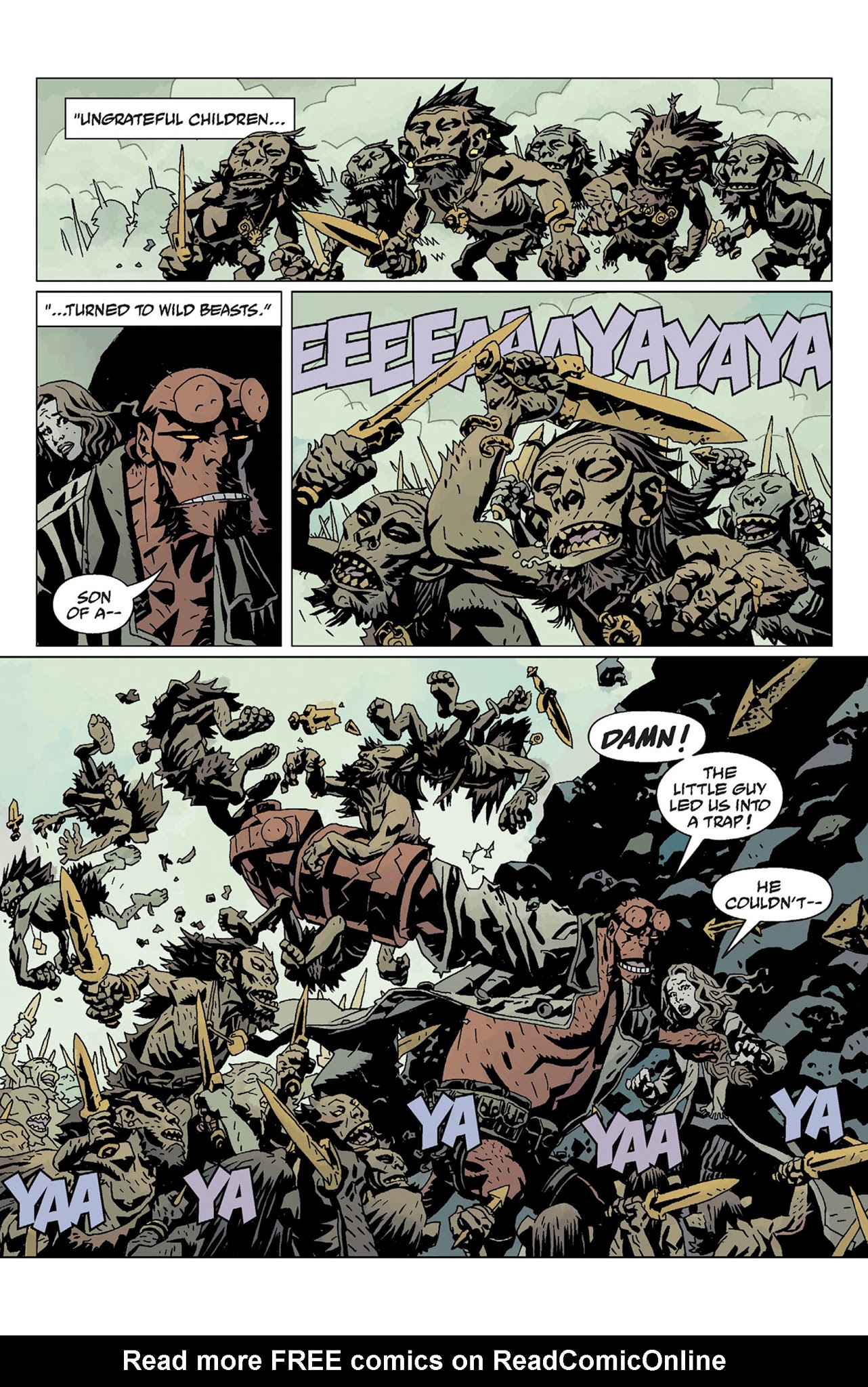 Read online Hellboy: The Wild Hunt comic -  Issue # TPB - 86