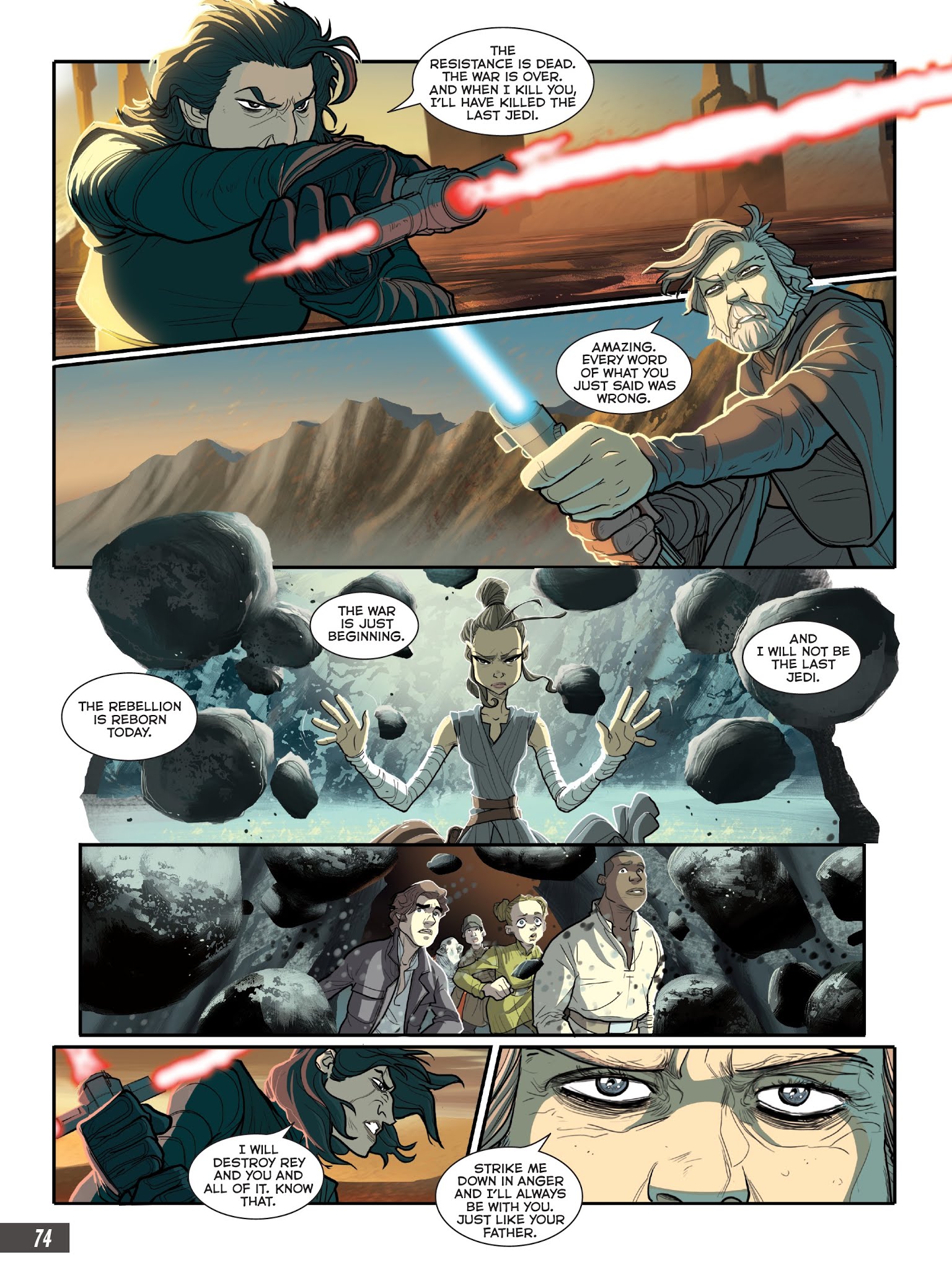 Read online Star Wars: The Last Jedi Graphic Novel Adaptation comic -  Issue # TPB - 76