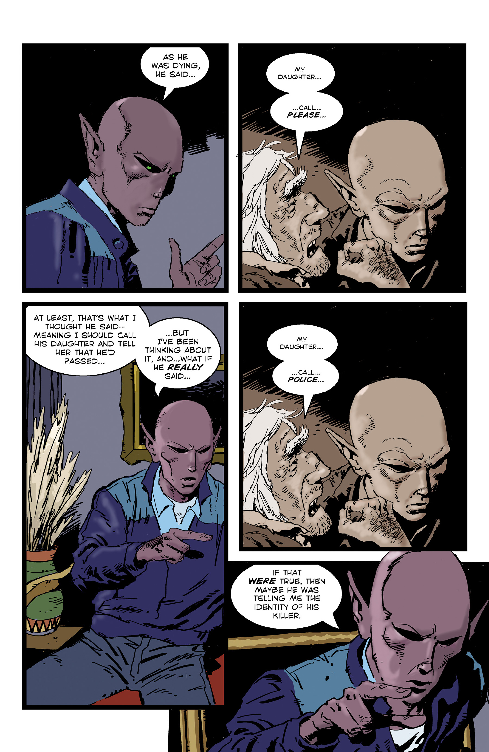 Read online Resident Alien: The Man With No Name comic -  Issue #4 - 5