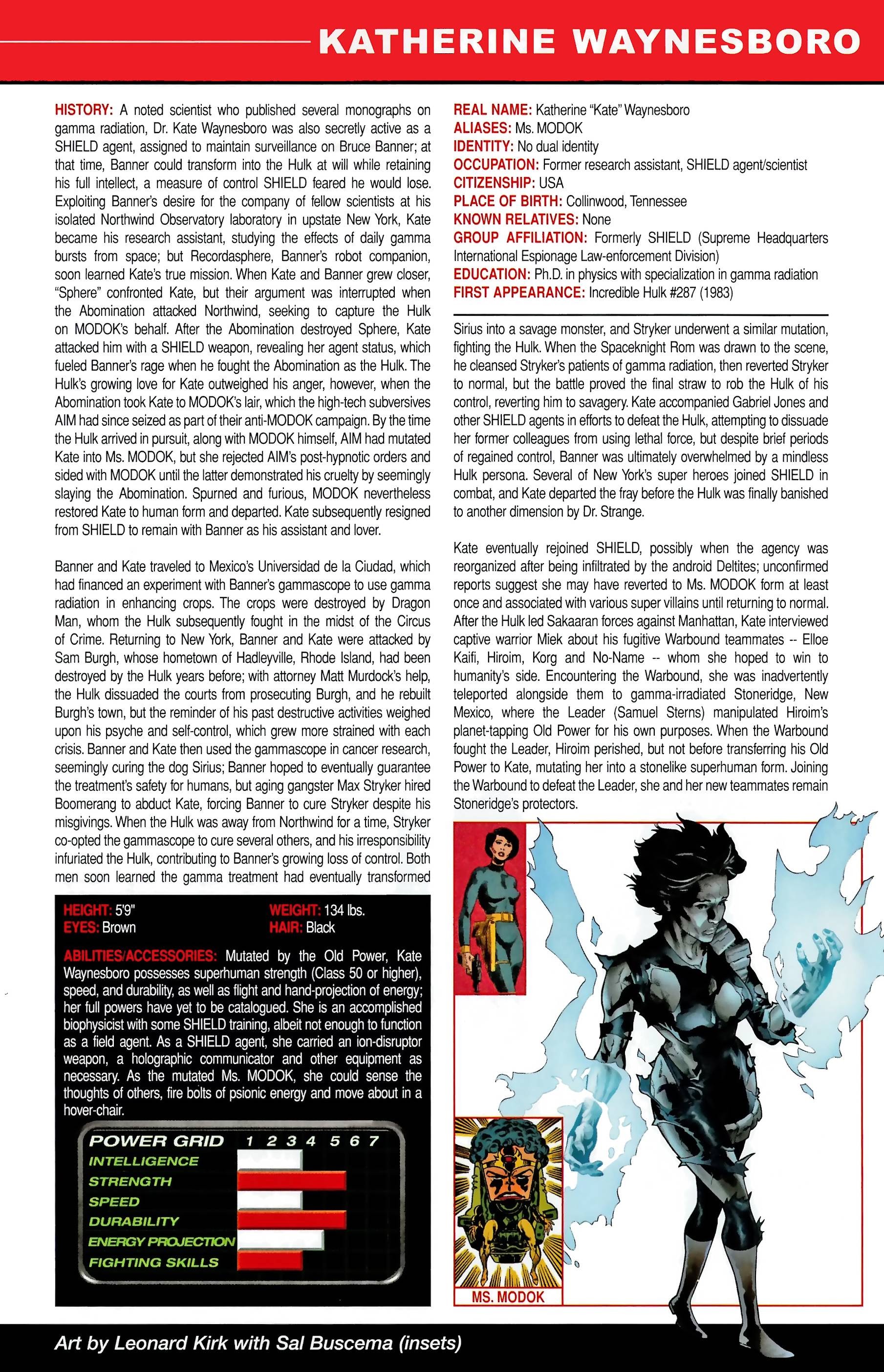 Read online Official Handbook of the Marvel Universe A to Z comic -  Issue # TPB 13 (Part 1) - 67