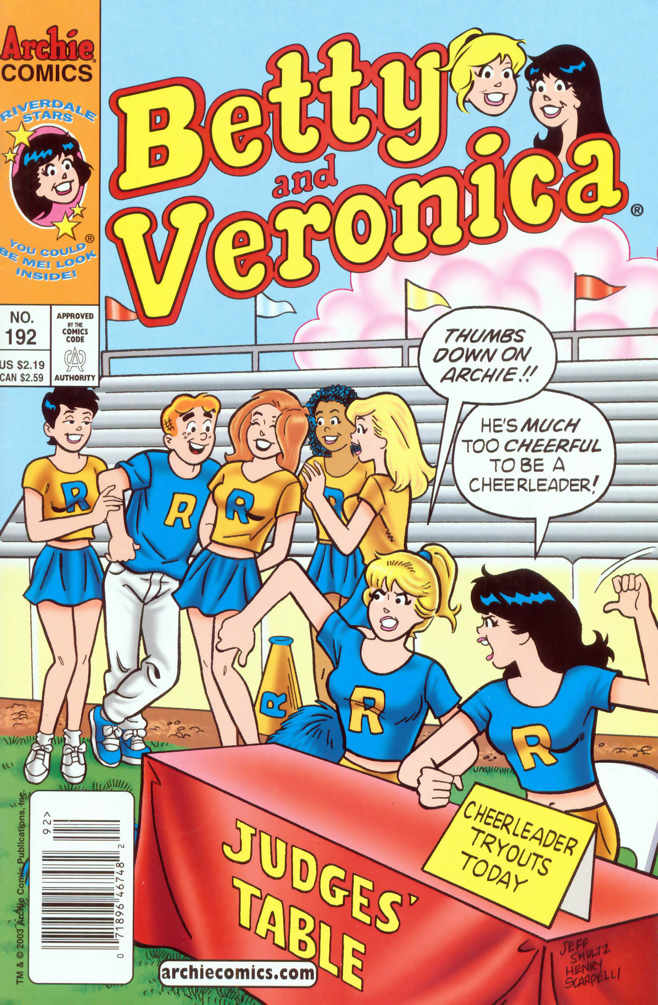 Read online Betty and Veronica (1987) comic -  Issue #192 - 1