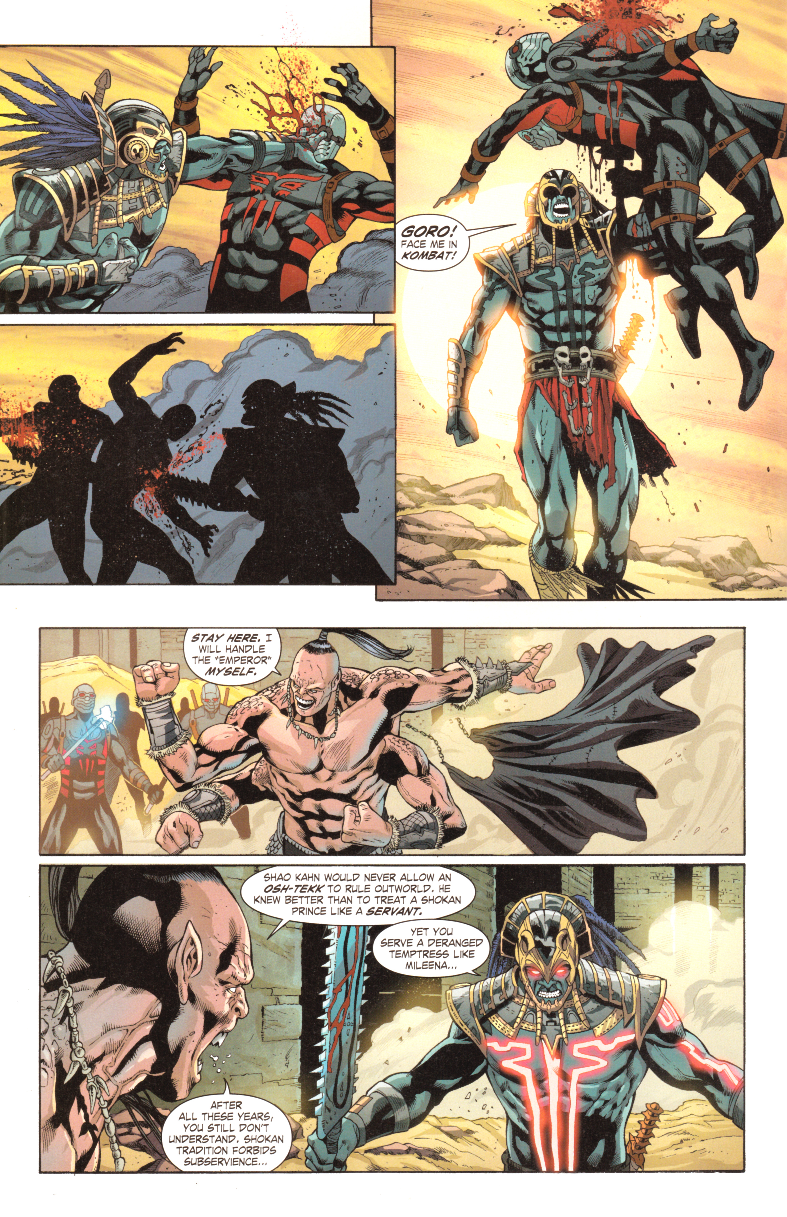 Read online Mortal Kombat X [II] comic -  Issue #3 - 22