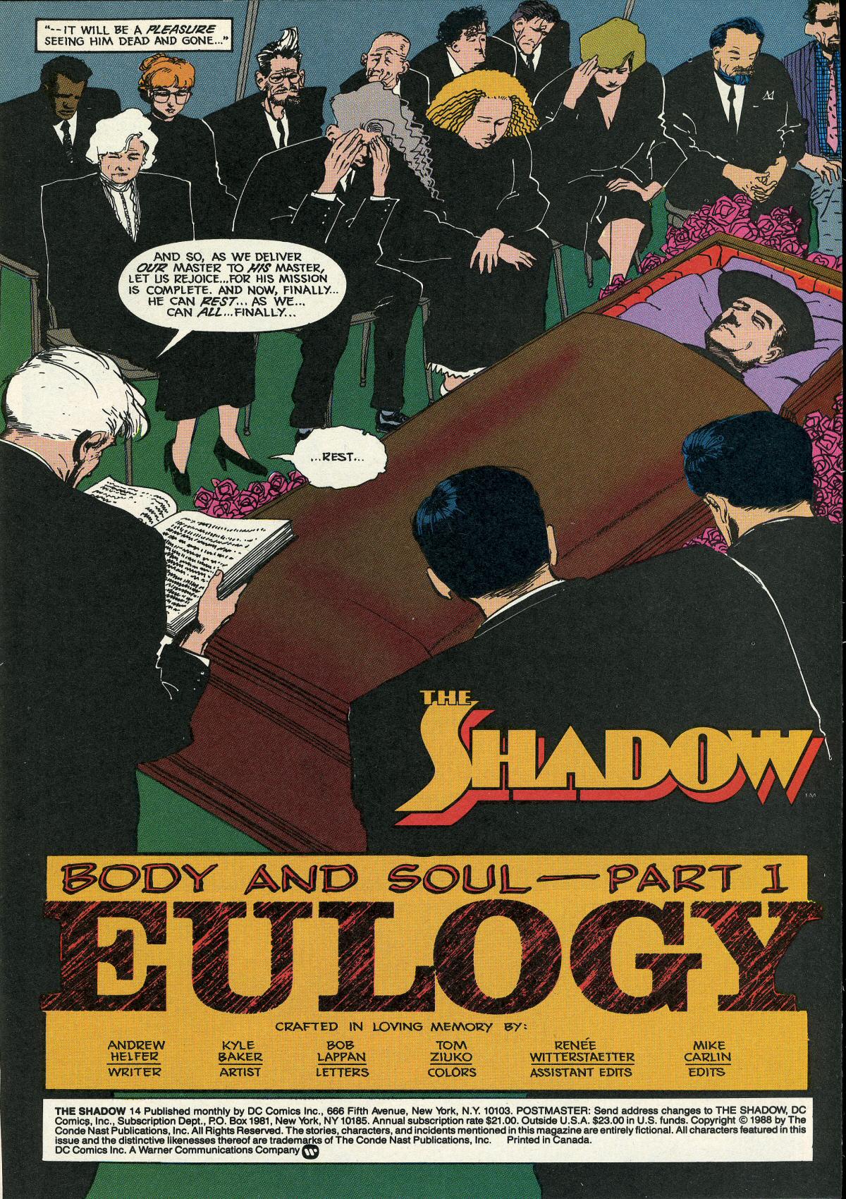 Read online The Shadow (1987) comic -  Issue #14 - 7