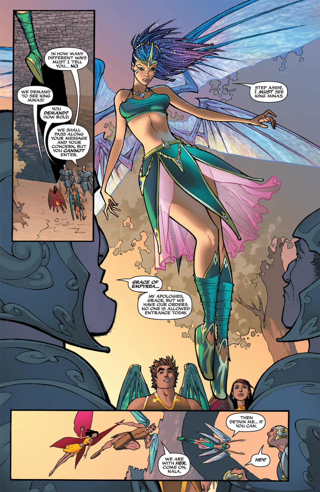 Read online Michael Turner's Soulfire: Dying Of The Light comic -  Issue # _TPB - 43