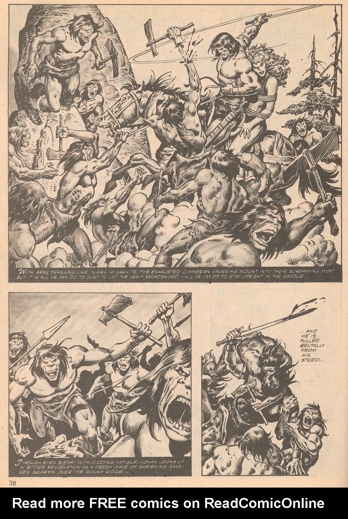 Read online The Savage Sword Of Conan comic -  Issue #64 - 38