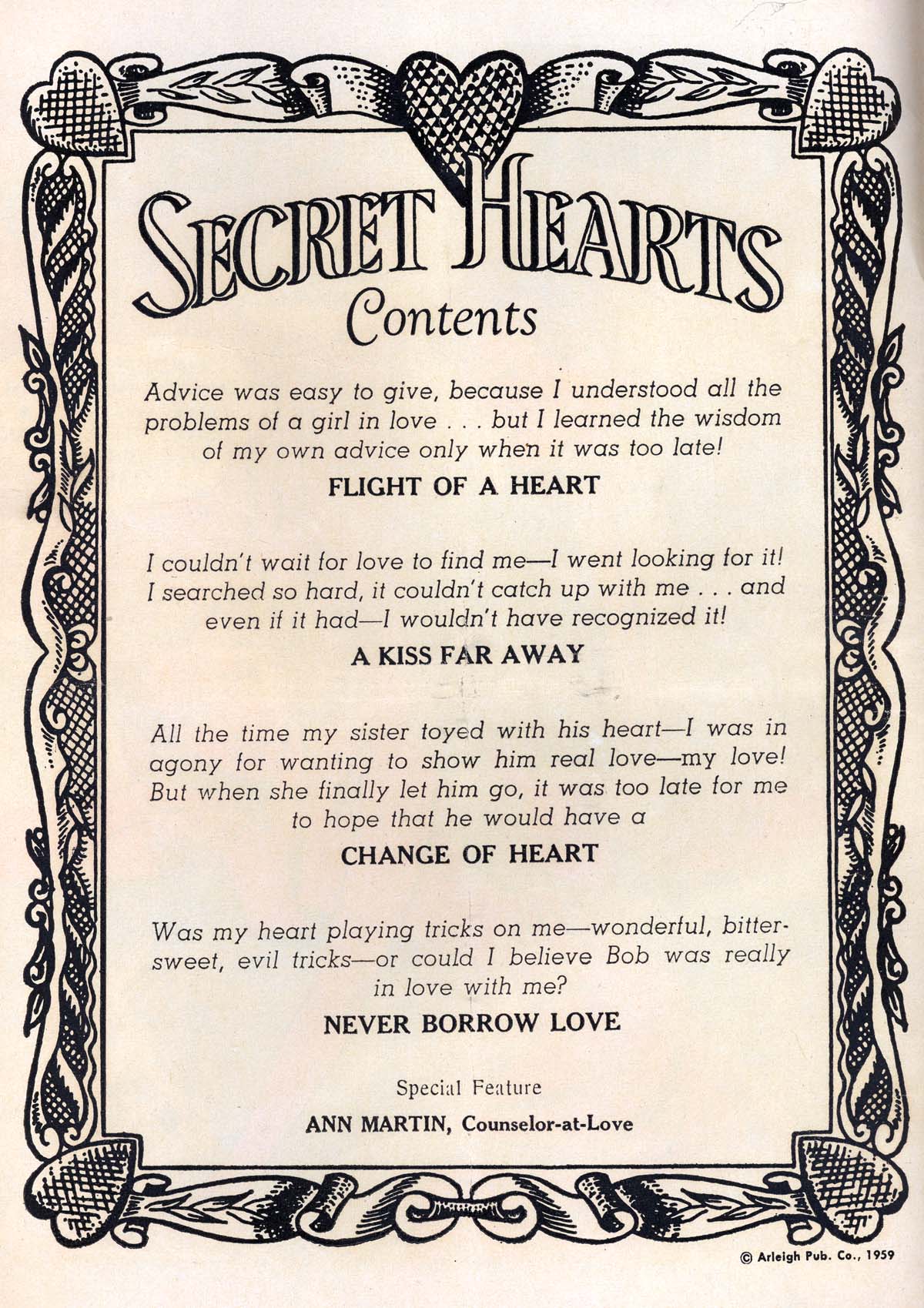 Read online Secret Hearts comic -  Issue #57 - 2