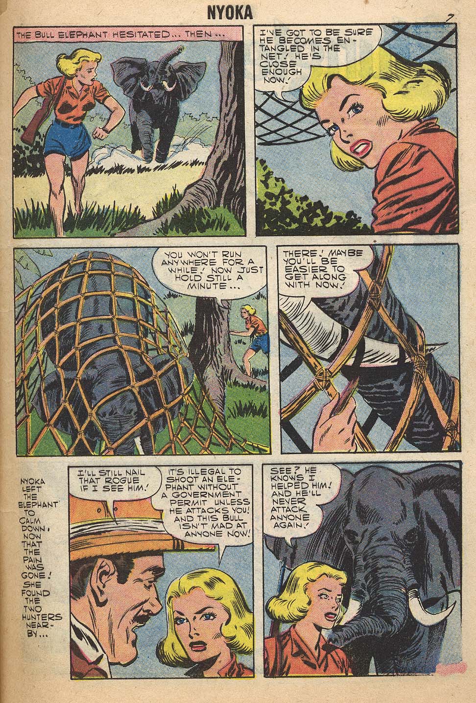 Read online Nyoka the Jungle Girl (1955) comic -  Issue #22 - 9