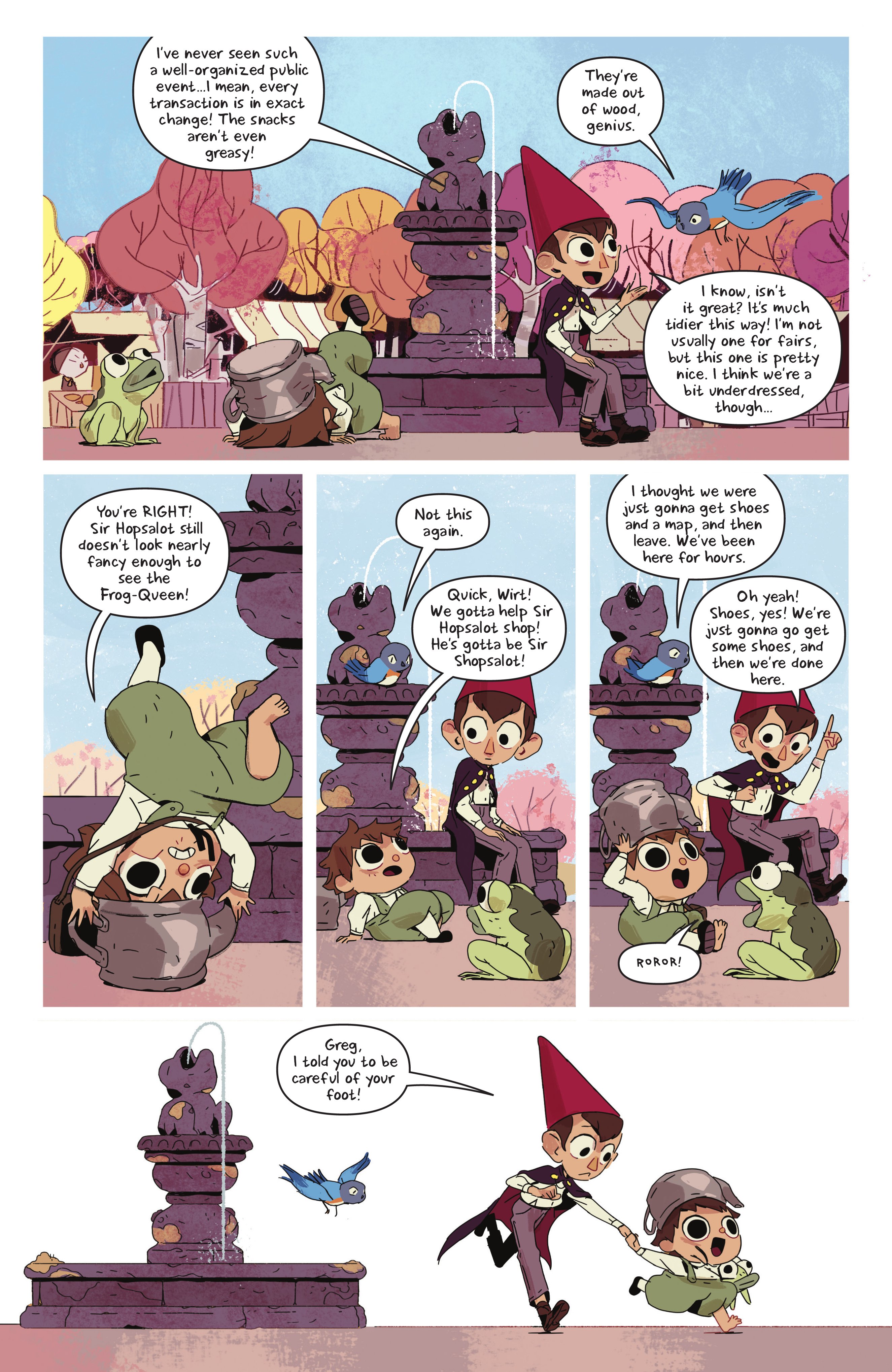 Read online Over the Garden Wall: Hollow Town comic -  Issue # TPB - 19