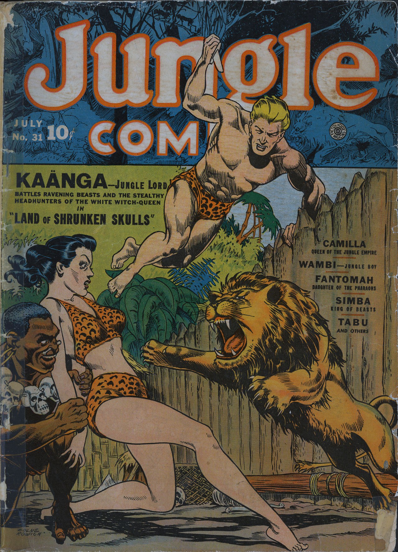 Read online Jungle Comics comic -  Issue #31 - 1