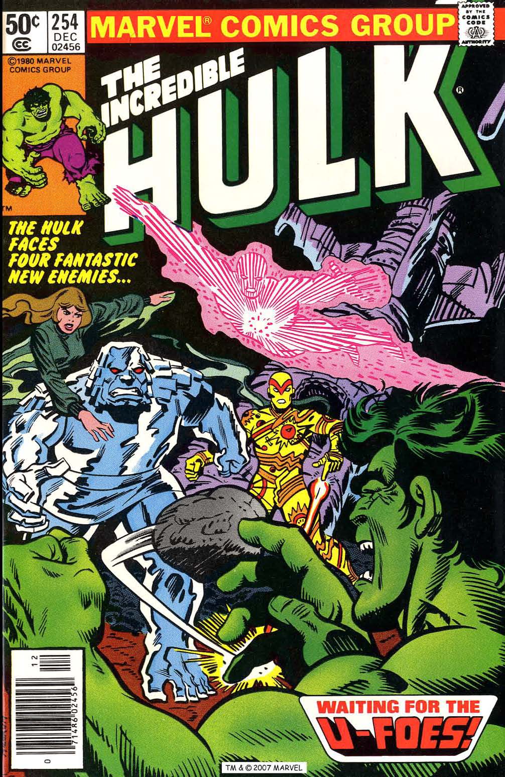 Read online The Incredible Hulk (1968) comic -  Issue #254 - 1