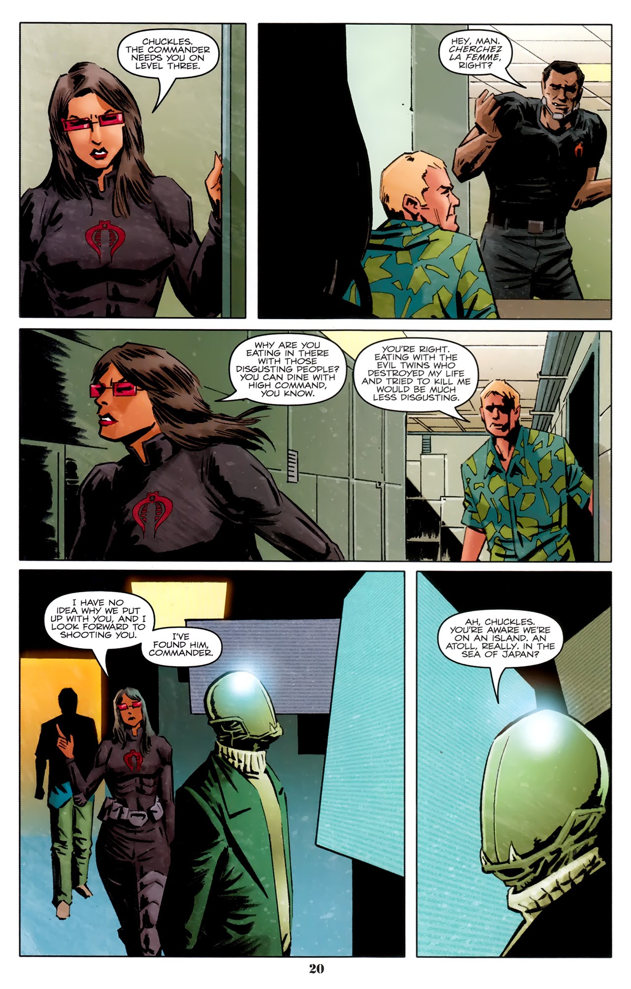 Read online G.I. Joe Cobra (2010) comic -  Issue #11 - 22
