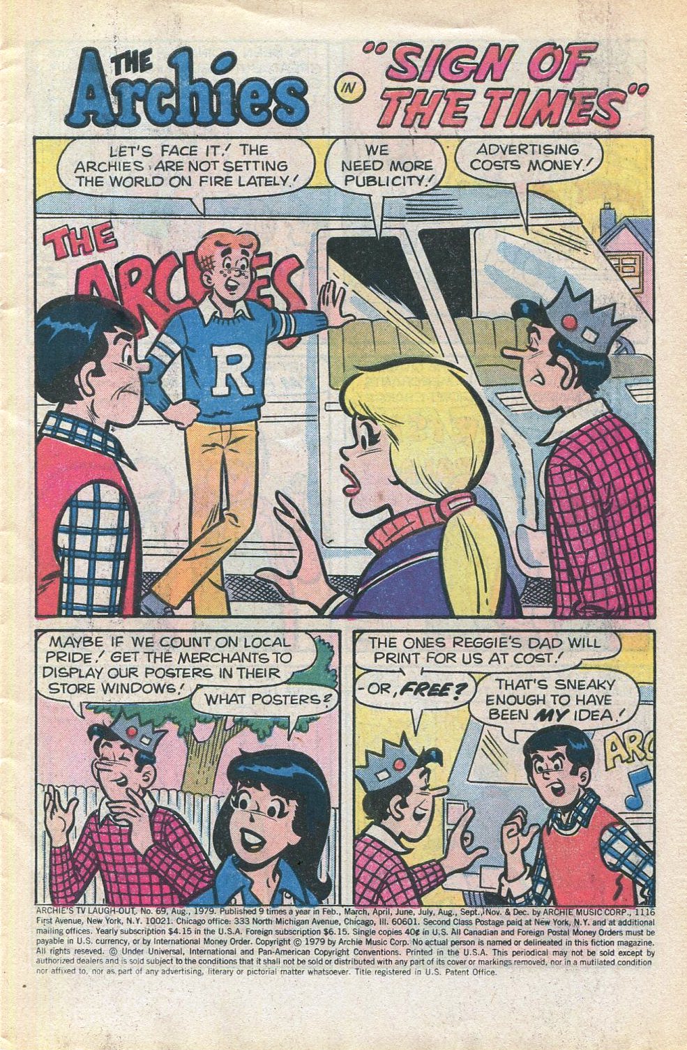 Read online Archie's TV Laugh-Out comic -  Issue #69 - 3