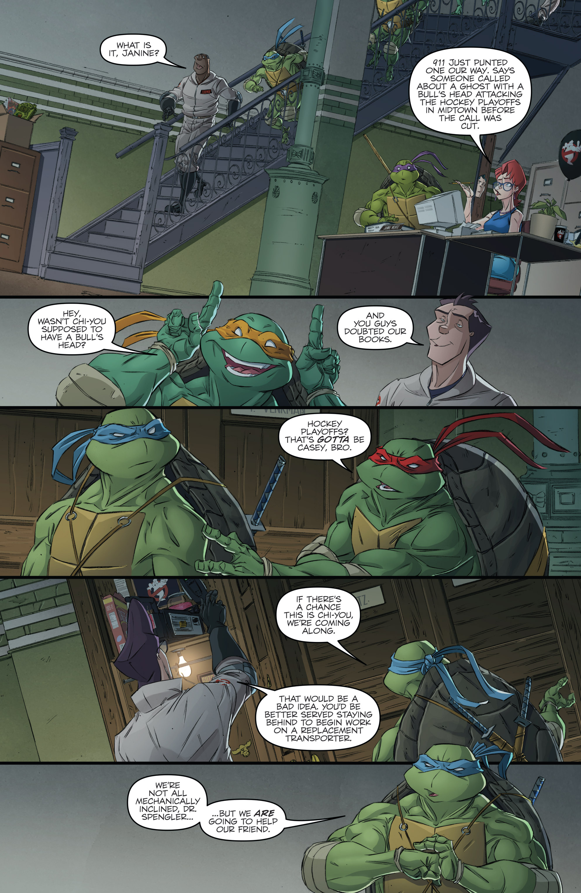 Read online Teenage Mutant Ninja Turtles/Ghostbusters comic -  Issue #2 - 25