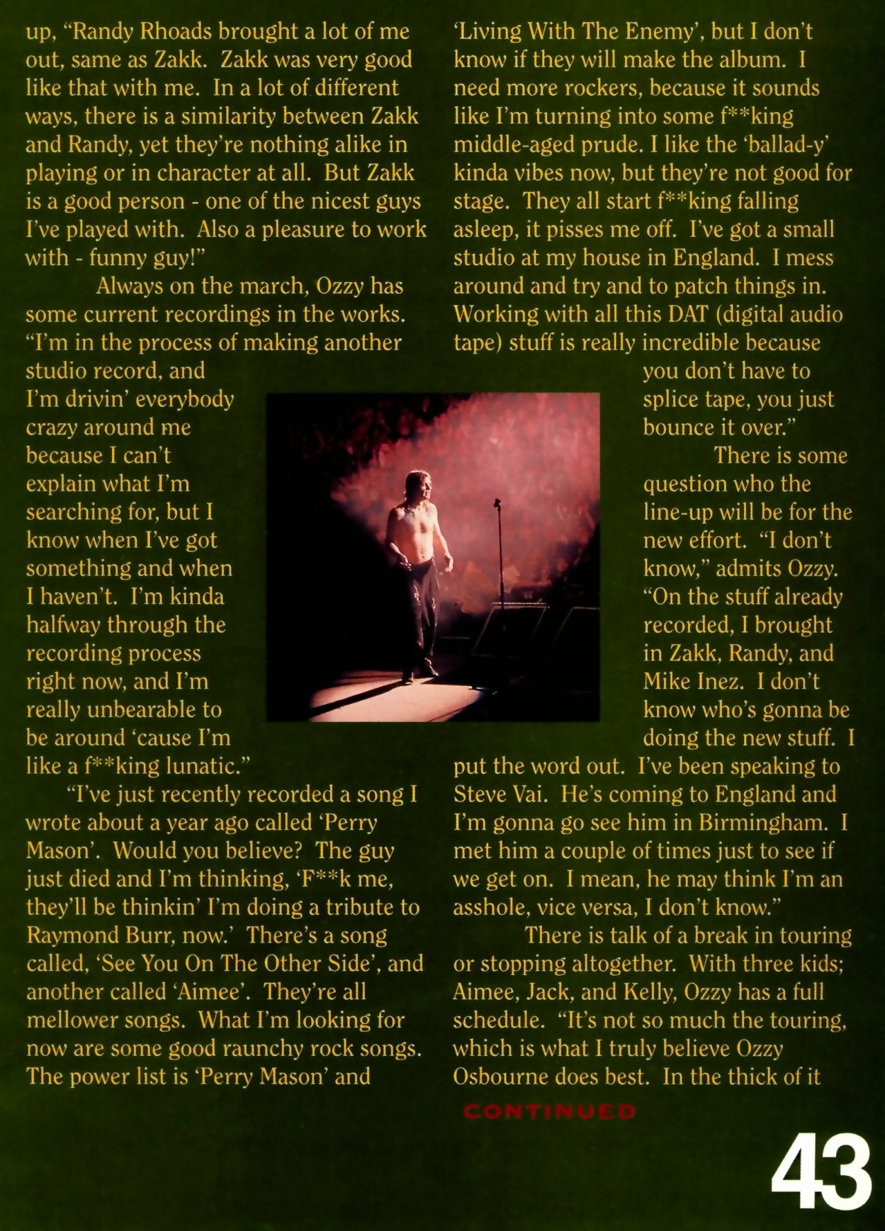 Read online Ozzy Osbourne comic -  Issue # Full - 43