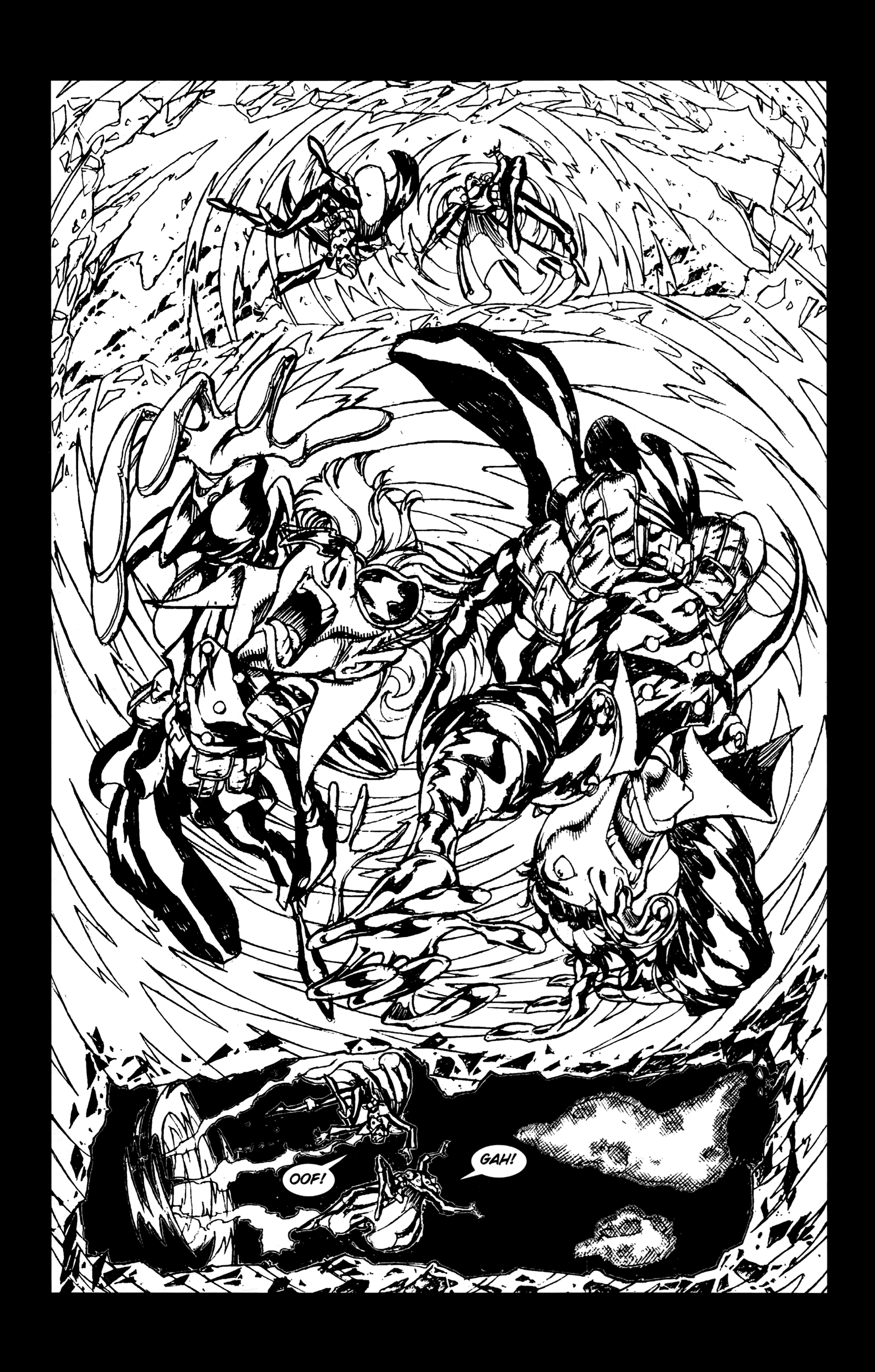 Read online Warrior Nun: Black & White comic -  Issue #21 - 8