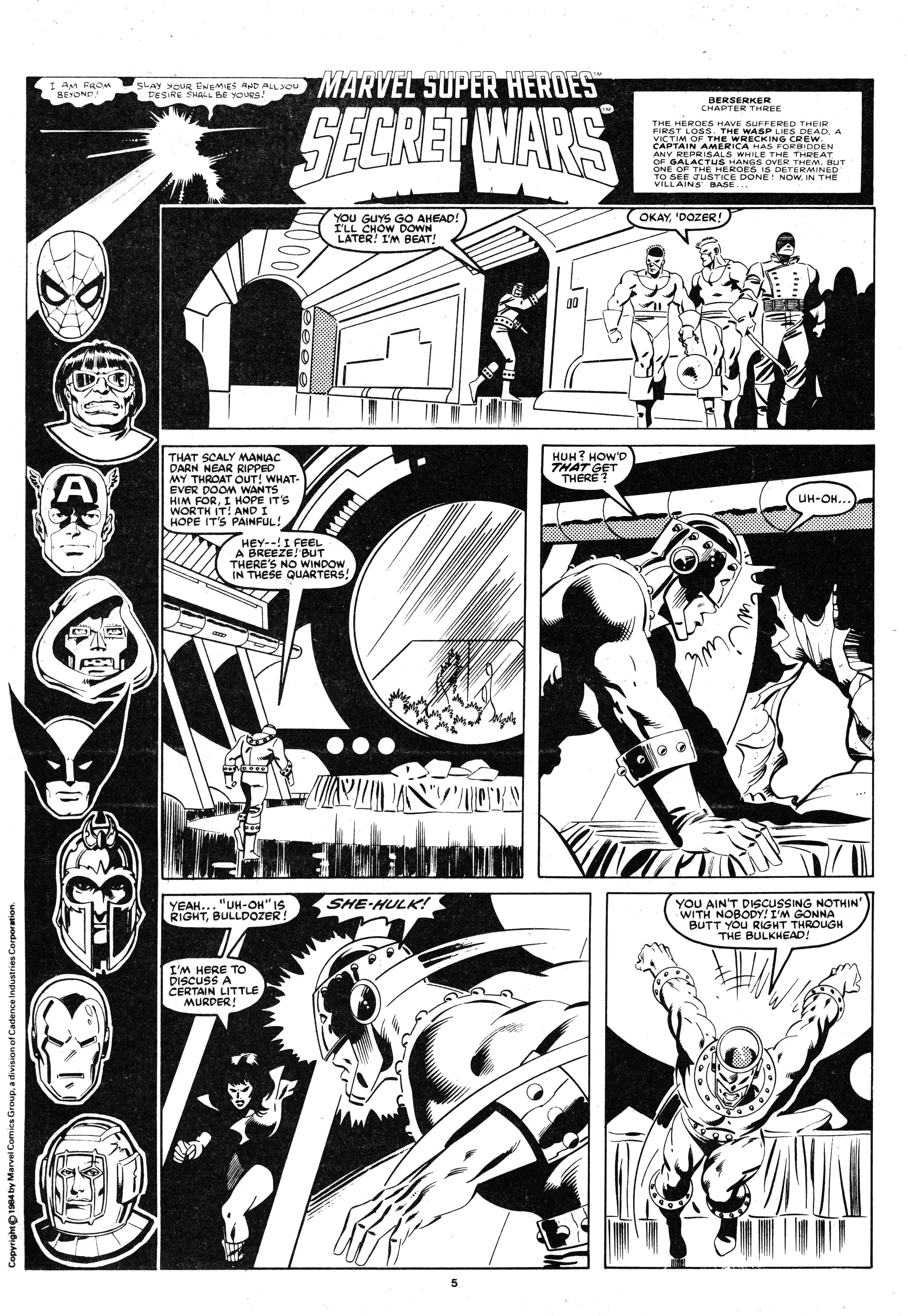 Read online Secret Wars (1985) comic -  Issue #14 - 5