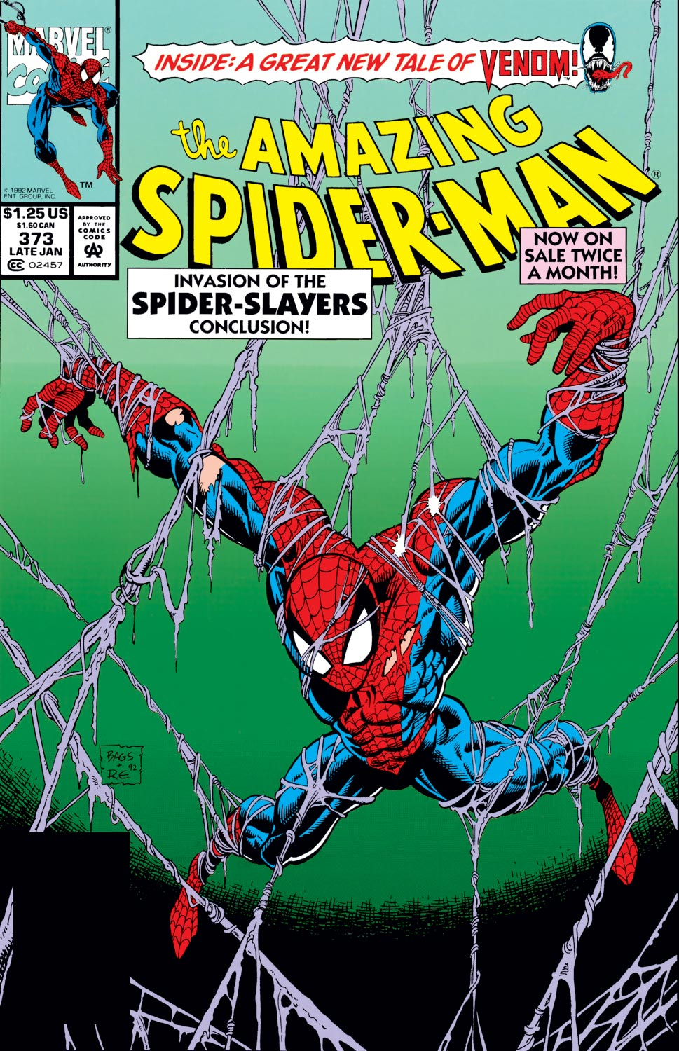 Read online The Amazing Spider-Man (1963) comic -  Issue #373 - 1
