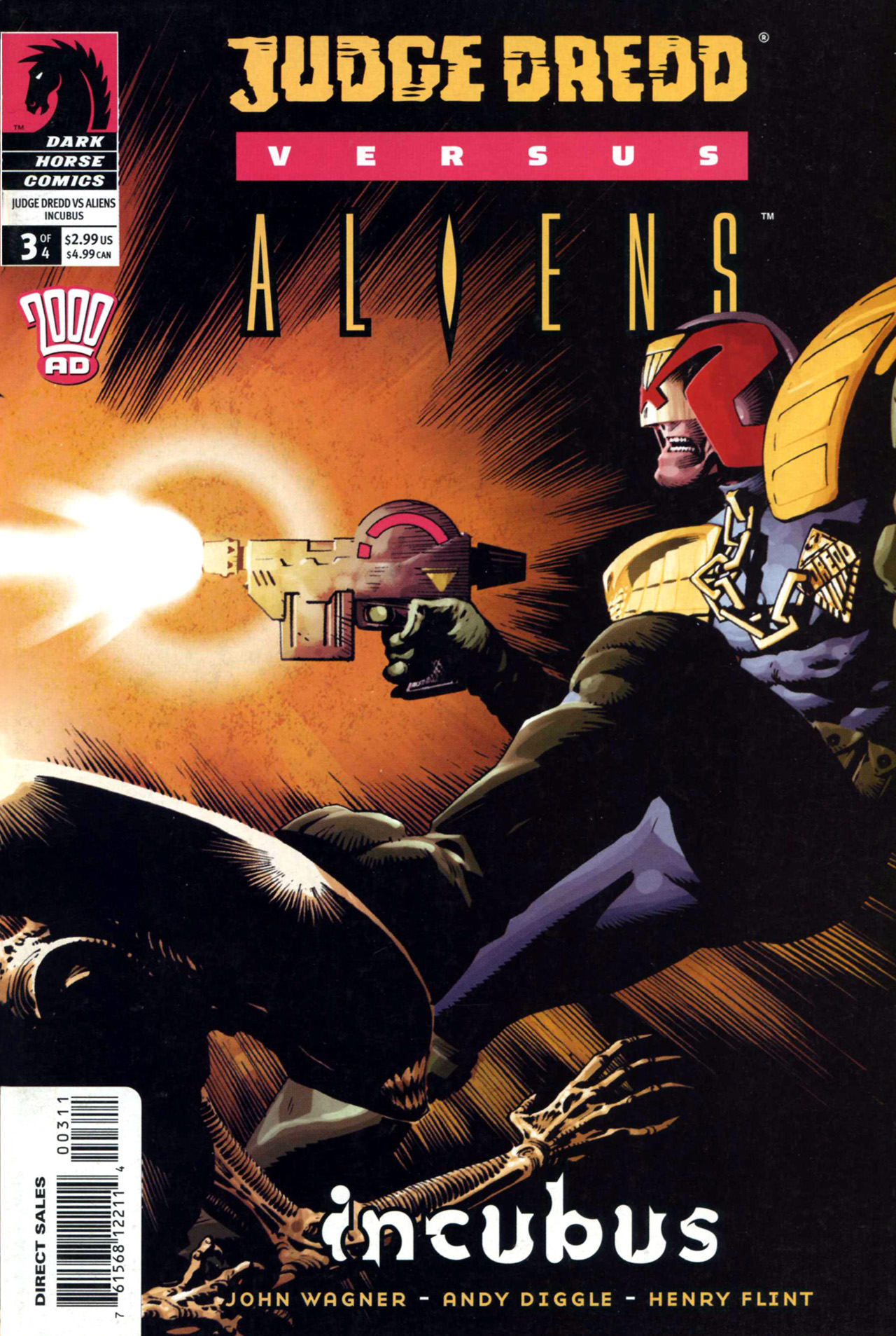 Read online Judge Dredd Vs. Aliens:  Incubus comic -  Issue #3 - 1