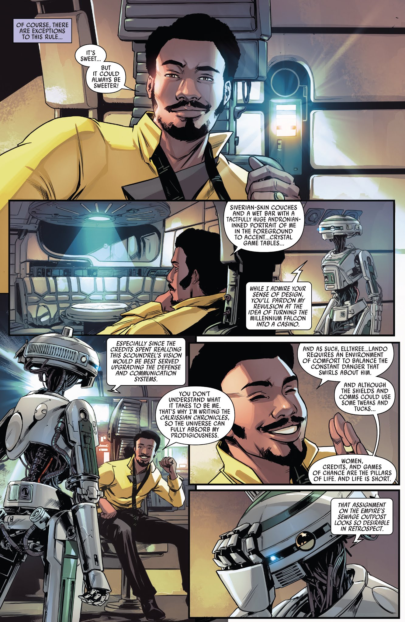 Read online Star Wars: Lando: Double Or Nothing comic -  Issue #1 - 4
