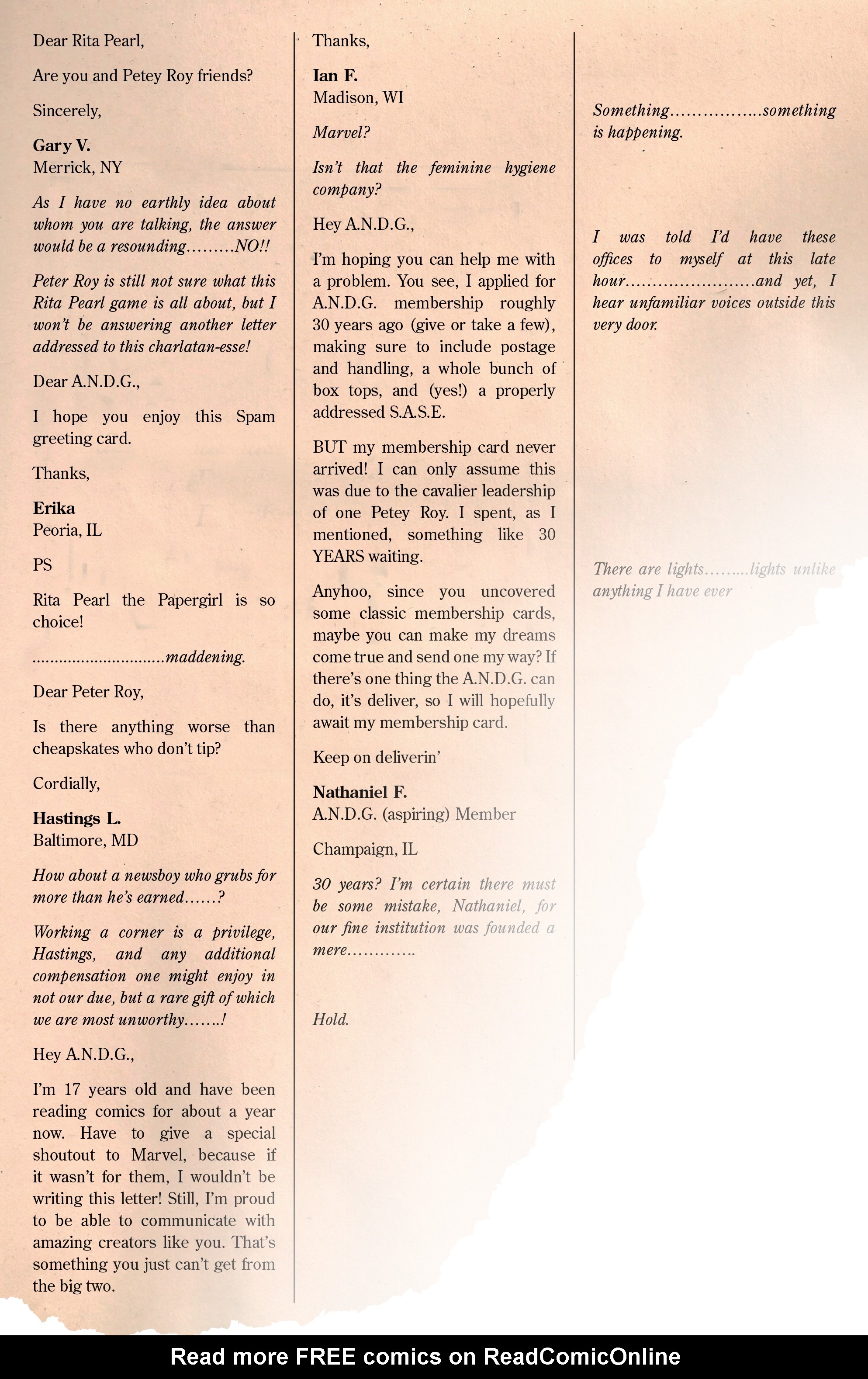 Read online Paper Girls comic -  Issue #28 - 30