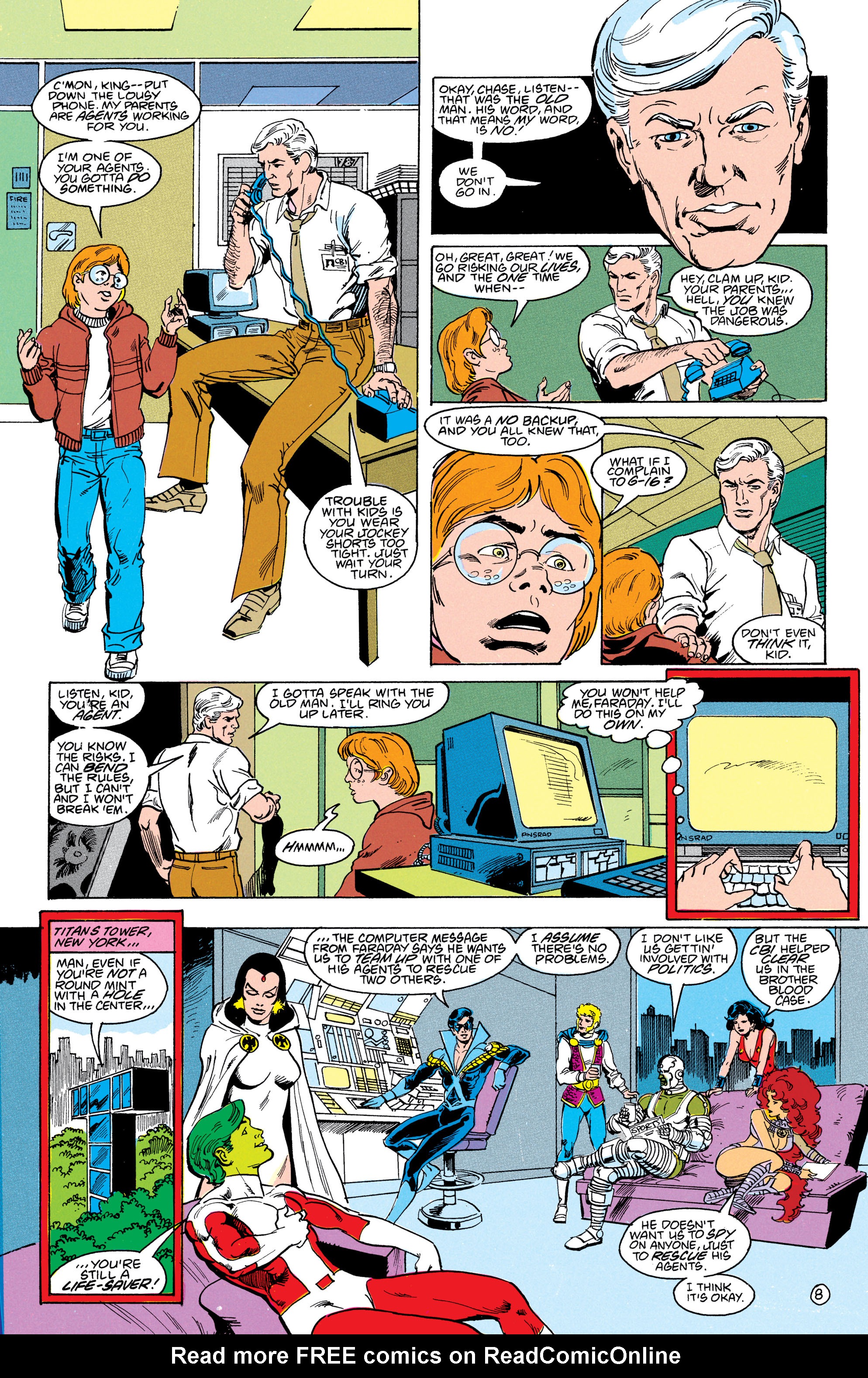 Read online The New Teen Titans (1984) comic -  Issue # _Annual 3 - 9