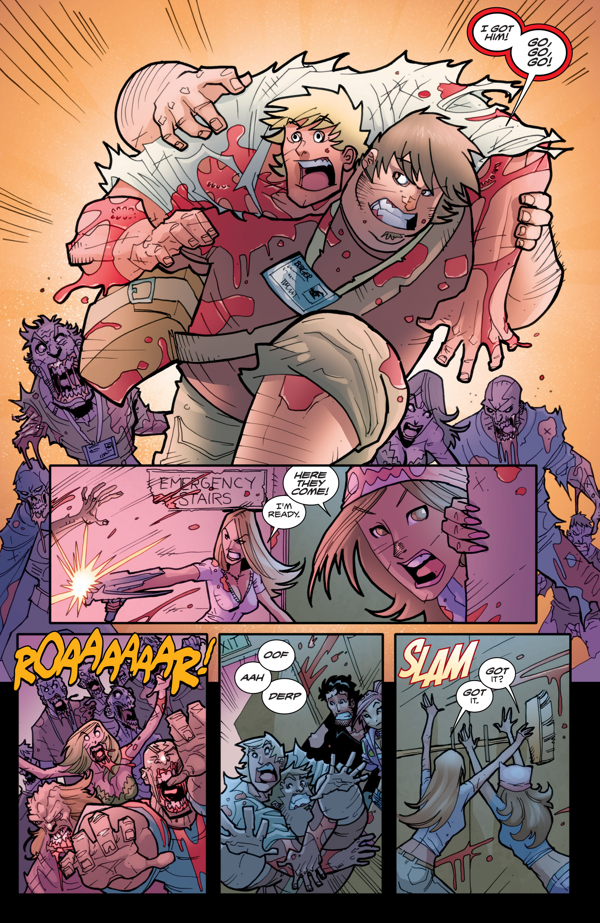 Read online Fanboys vs. Zombies comic -  Issue #4 - 9