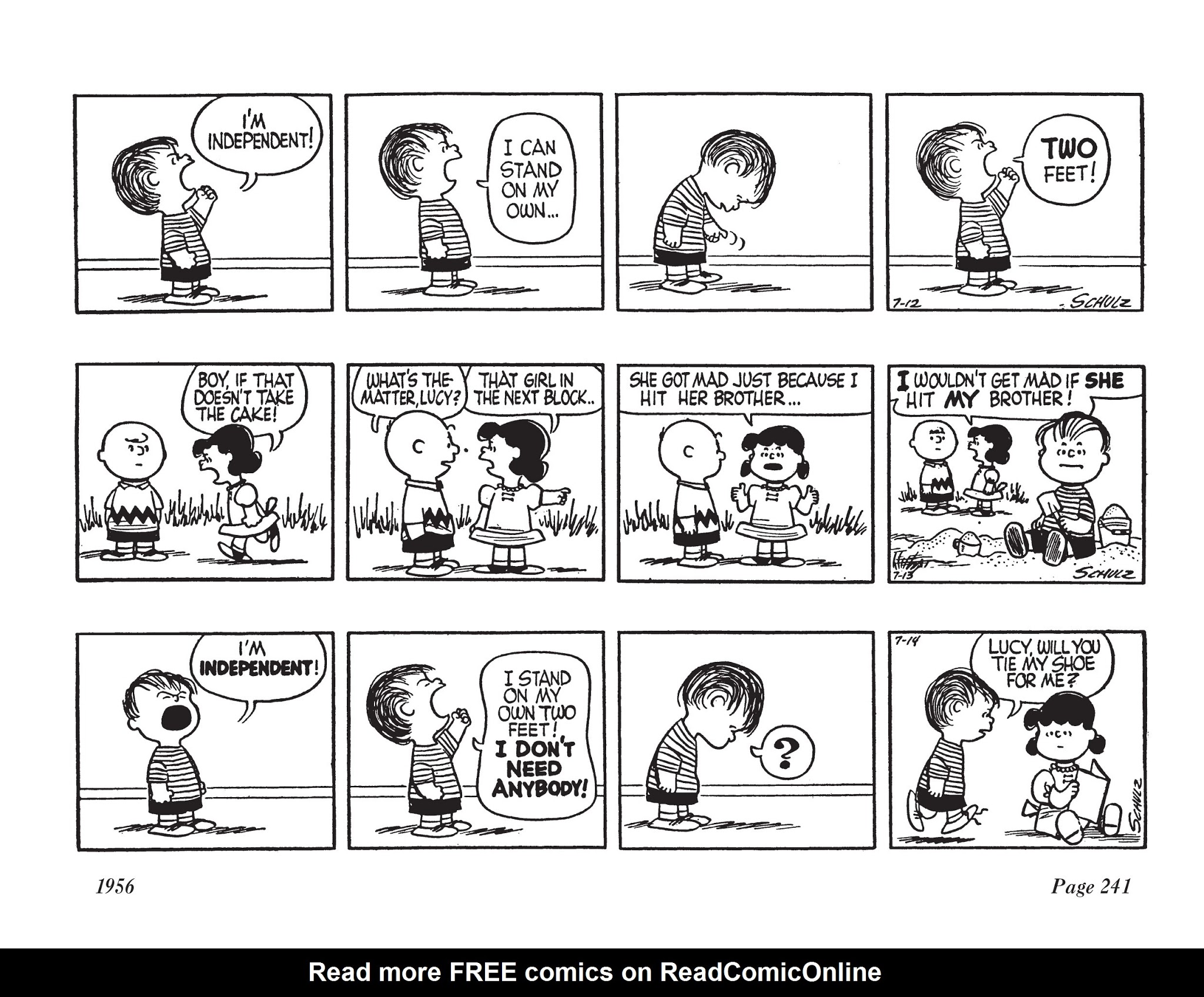 Read online The Complete Peanuts comic -  Issue # TPB 3 - 254