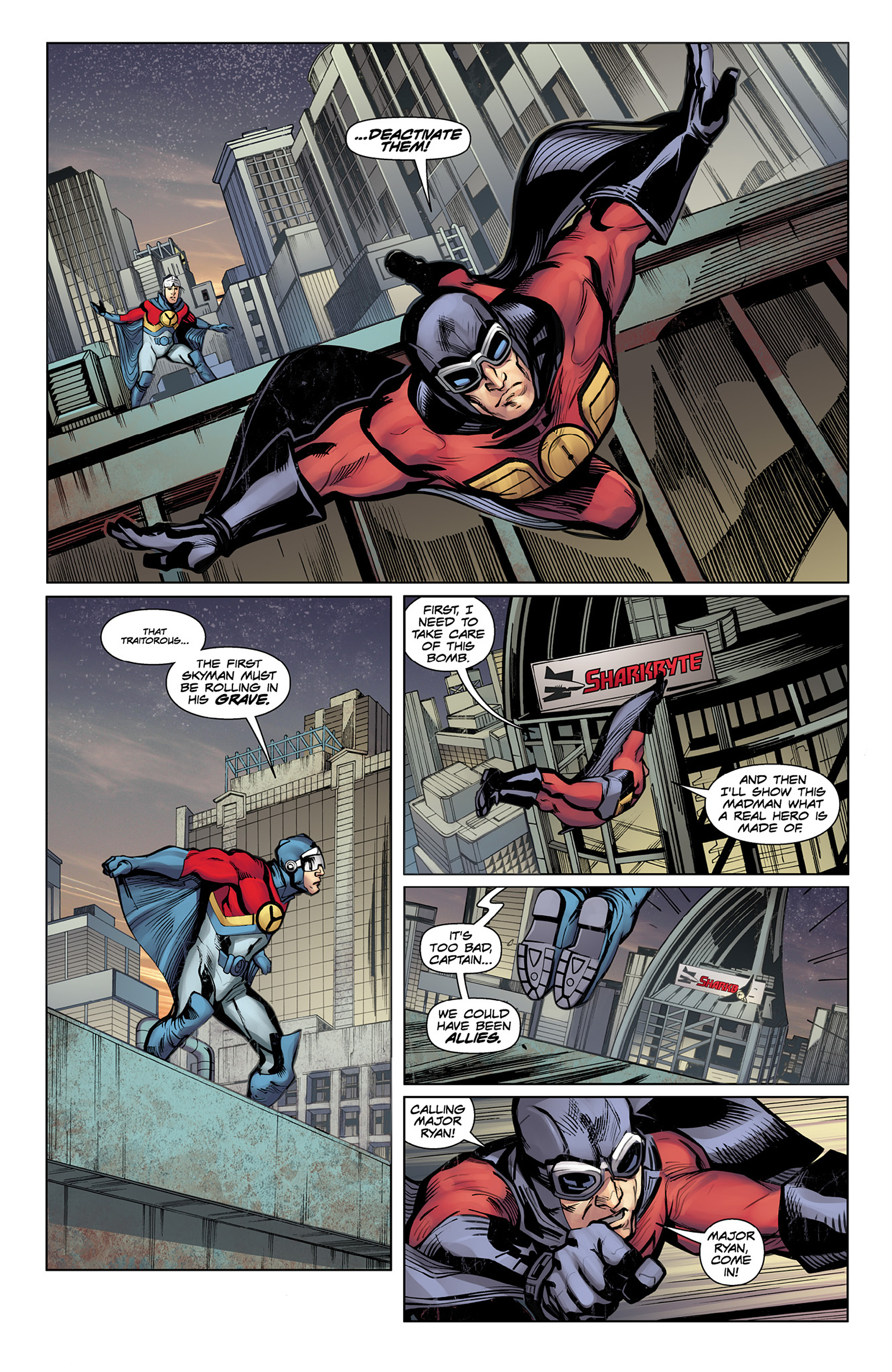 Read online Captain Midnight comic -  Issue #5~ - 6