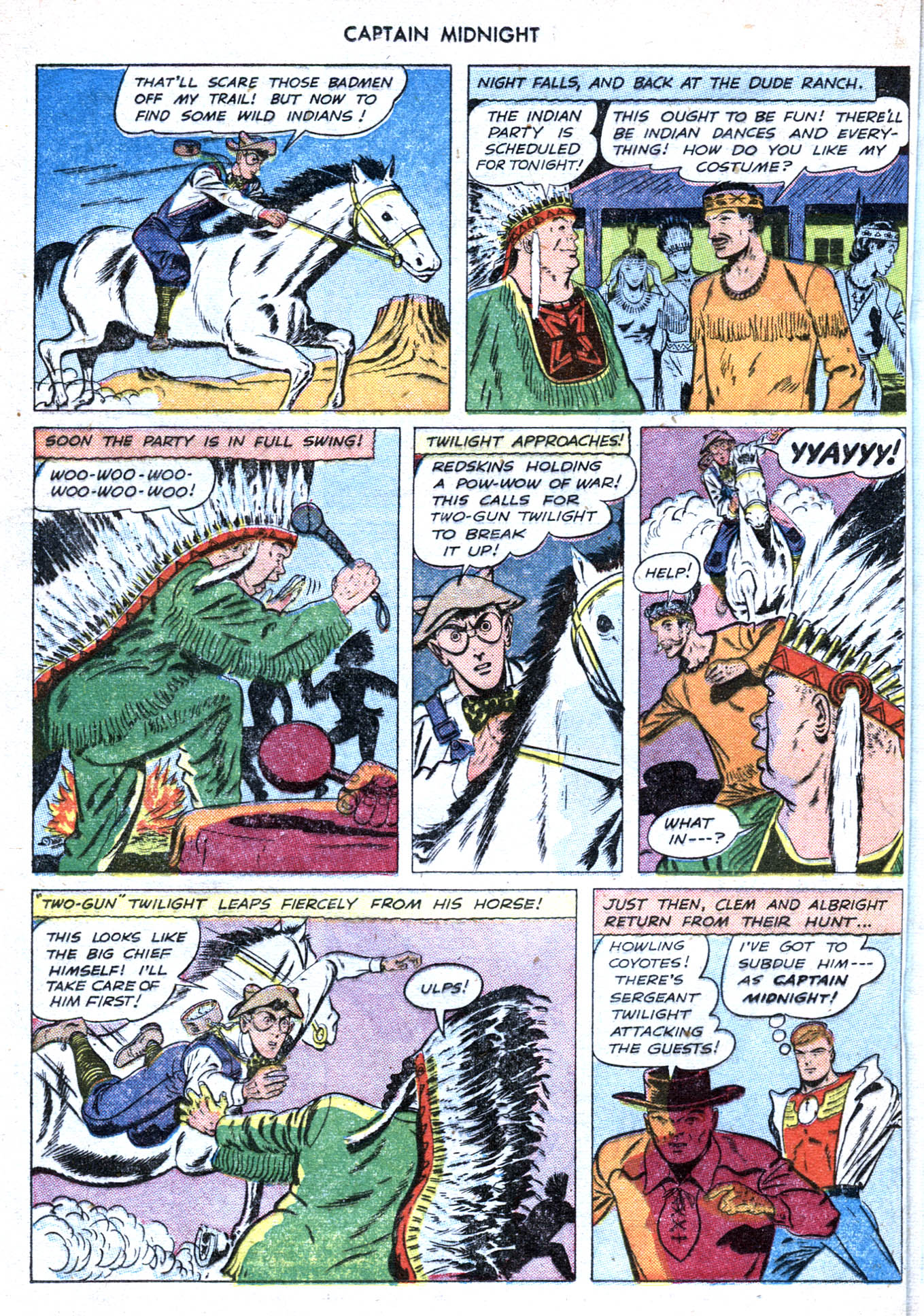 Read online Captain Midnight (1942) comic -  Issue #54 - 28