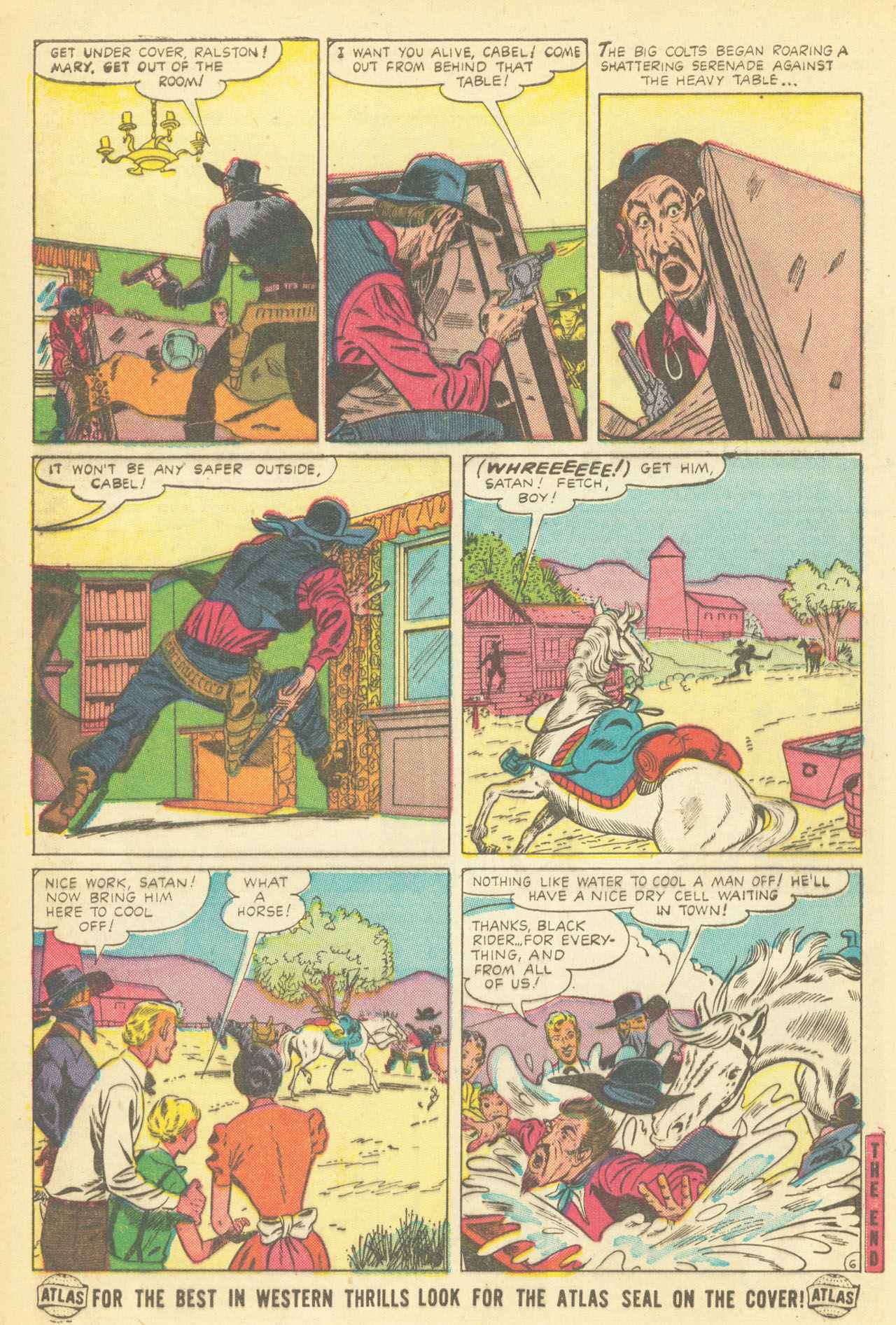 Read online Western Tales of Black Rider comic -  Issue #30 - 32