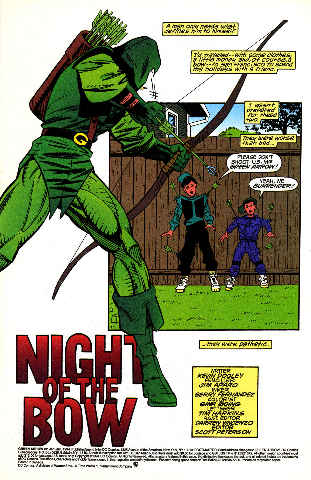 Read online Green Arrow (1988) comic -  Issue #82 - 2