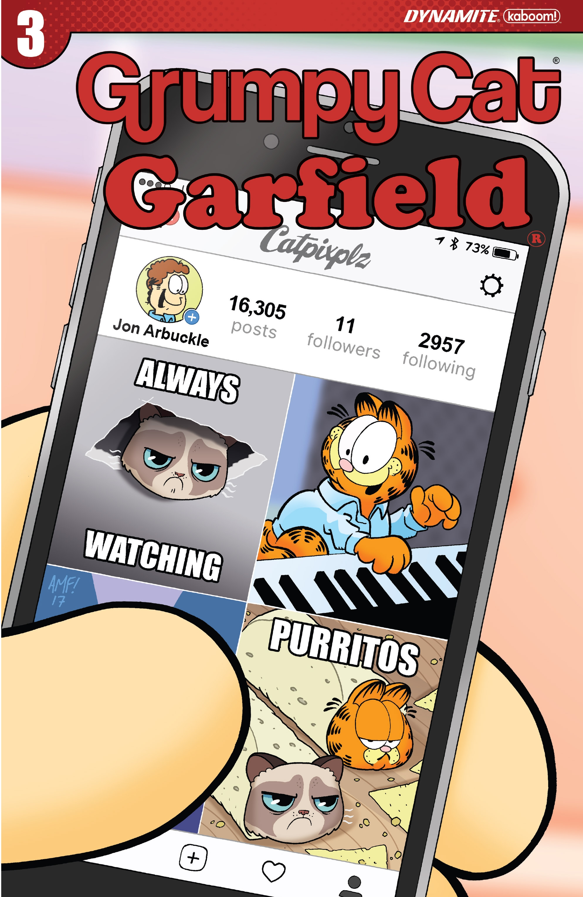 Read online Grumpy Cat/Garfield comic -  Issue #3 - 27