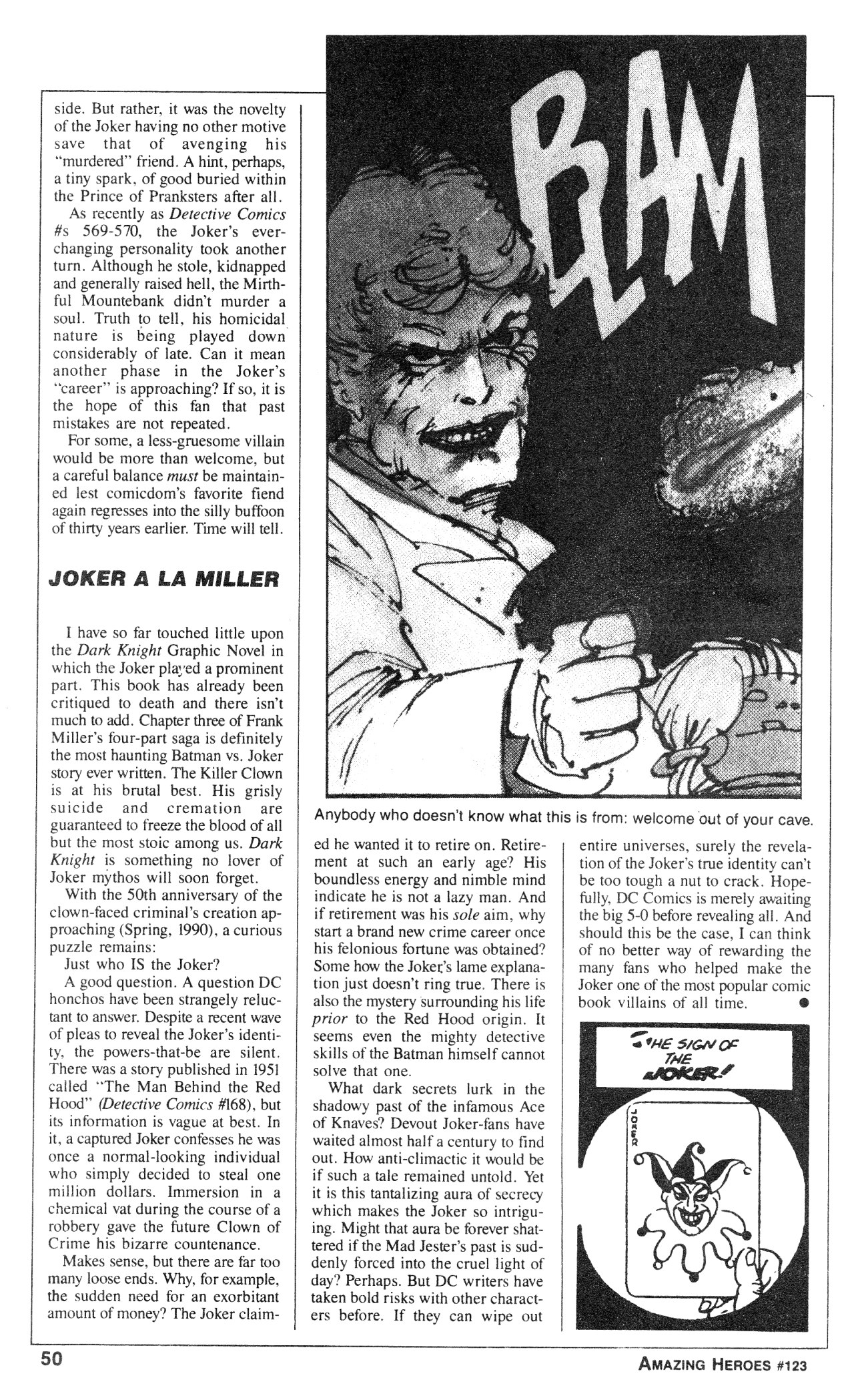 Read online Amazing Heroes comic -  Issue #123 - 49