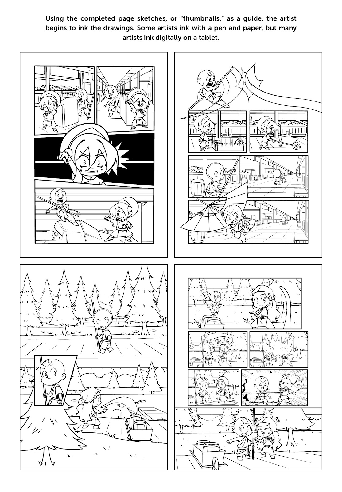 Avatar: The Last Airbender Chibis - Aang's Unfreezing Day issue Full - Page 45