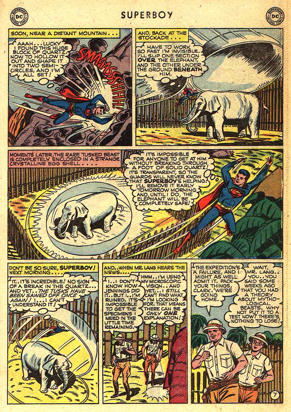 Read online Superboy (1949) comic -  Issue #19 - 21