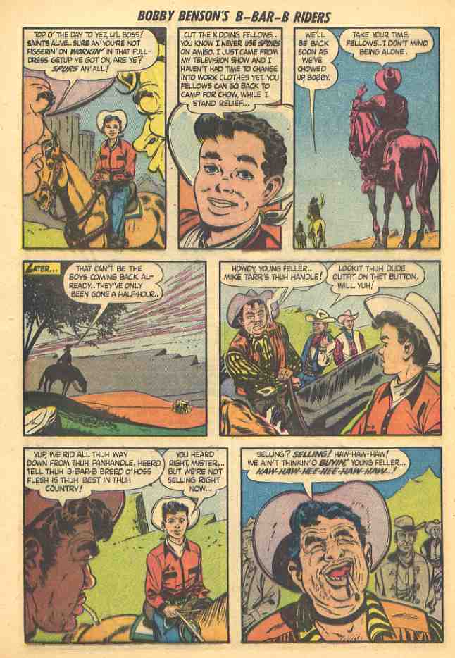 Read online Bobby Benson's B-Bar-B Riders comic -  Issue #5 - 28