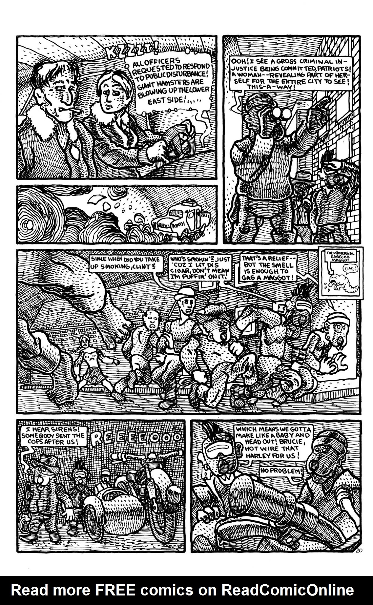 Read online Adolescent Radioactive Black Belt Hamsters comic -  Issue #2 - 22