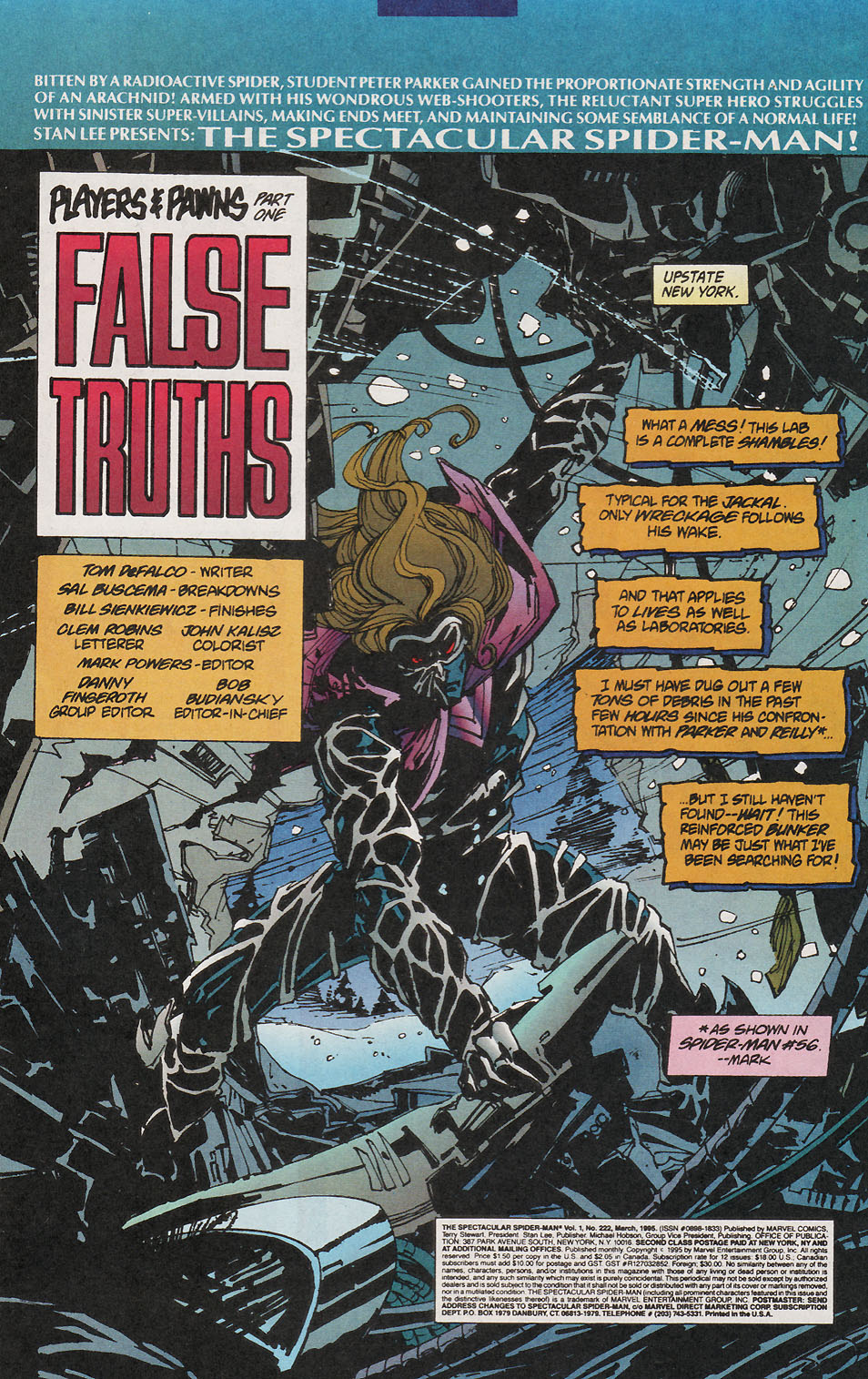 Read online The Spectacular Spider-Man (1976) comic -  Issue #222 - 2