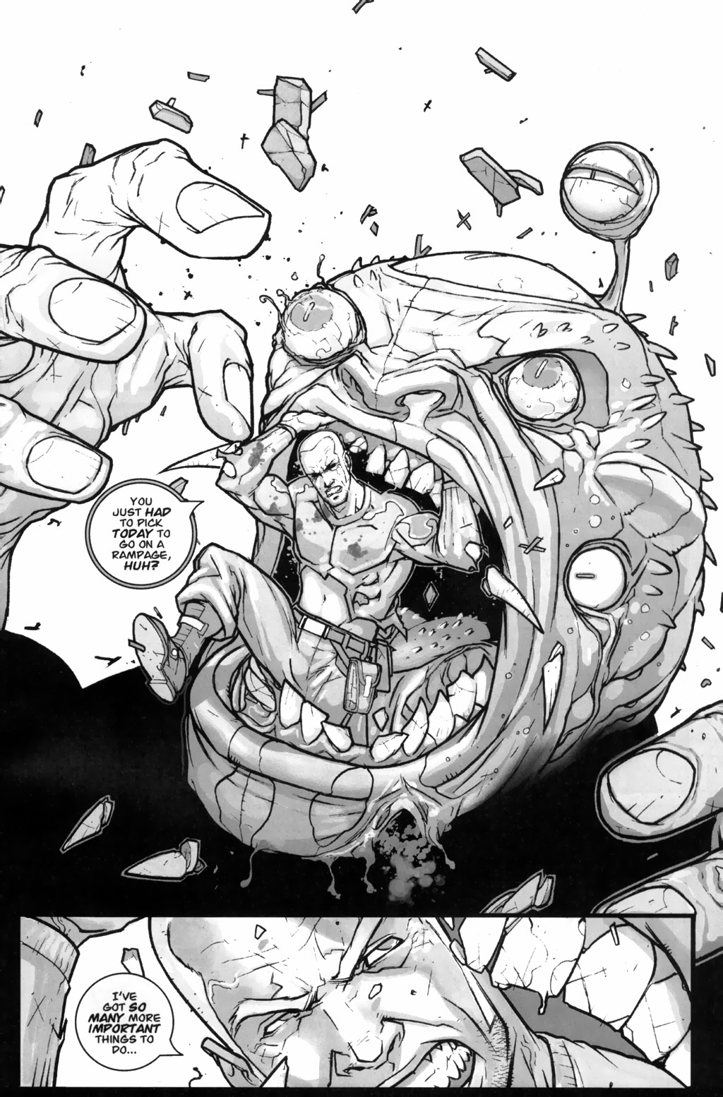 Read online Brit: Red White Black & Blue comic -  Issue # Full - 3