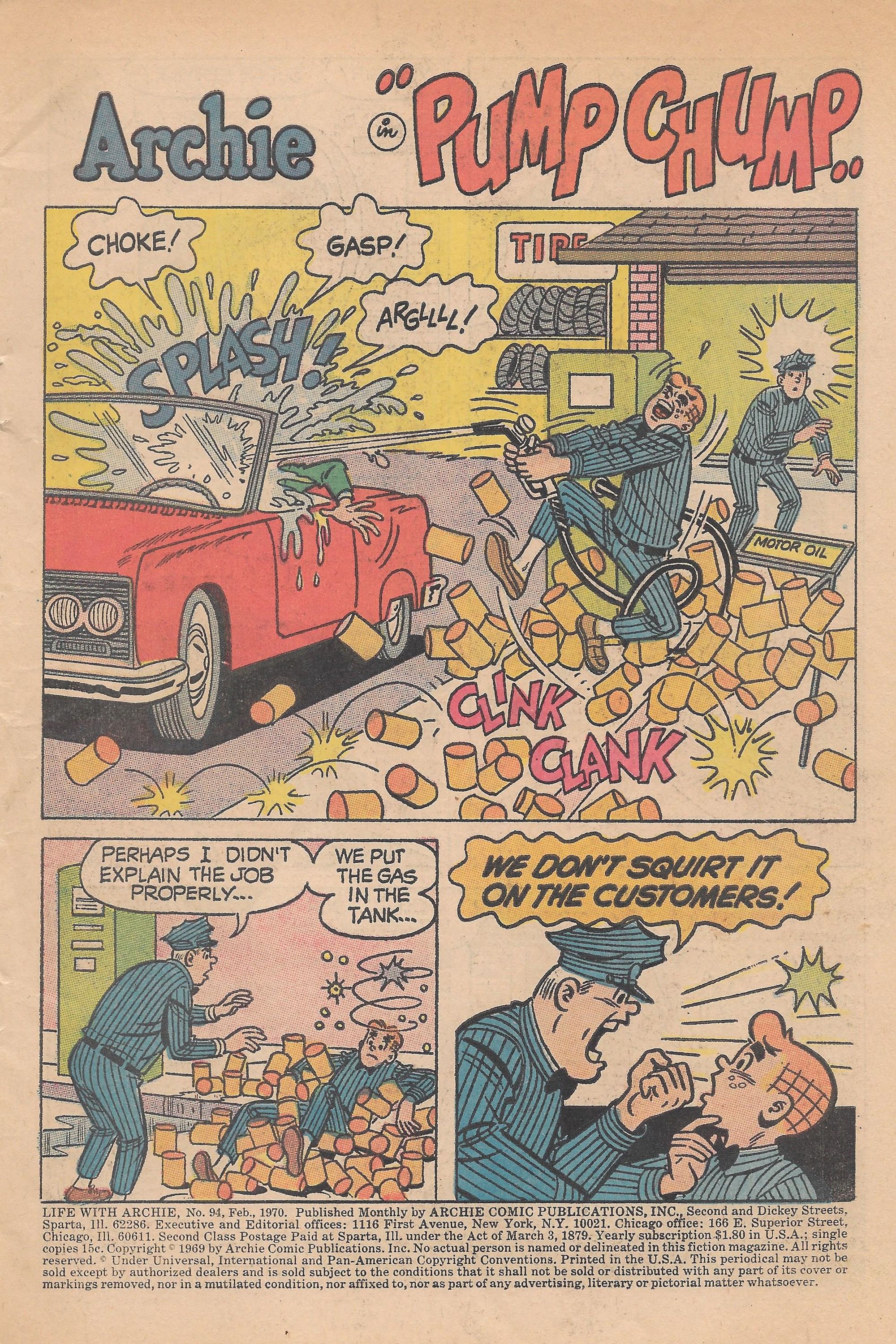 Read online Life With Archie (1958) comic -  Issue #94 - 3