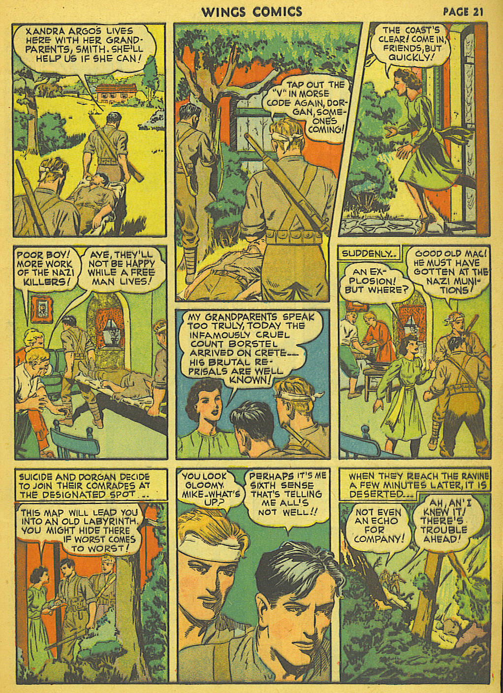 Read online Wings Comics comic -  Issue #18 - 22