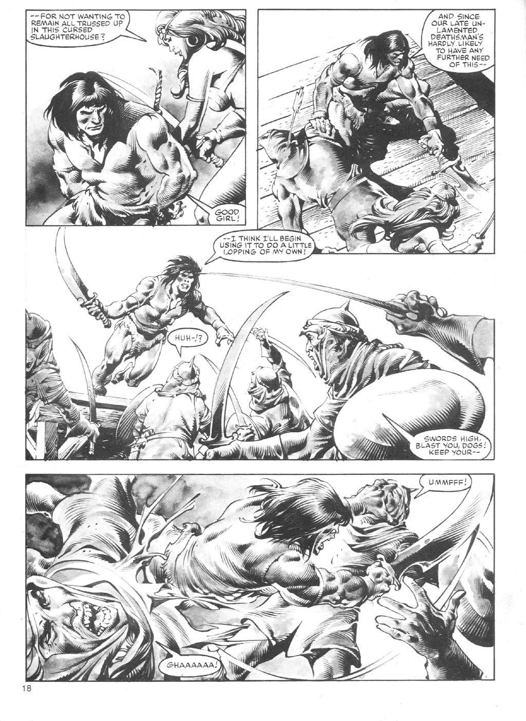 Read online The Savage Sword Of Conan comic -  Issue #88 - 18