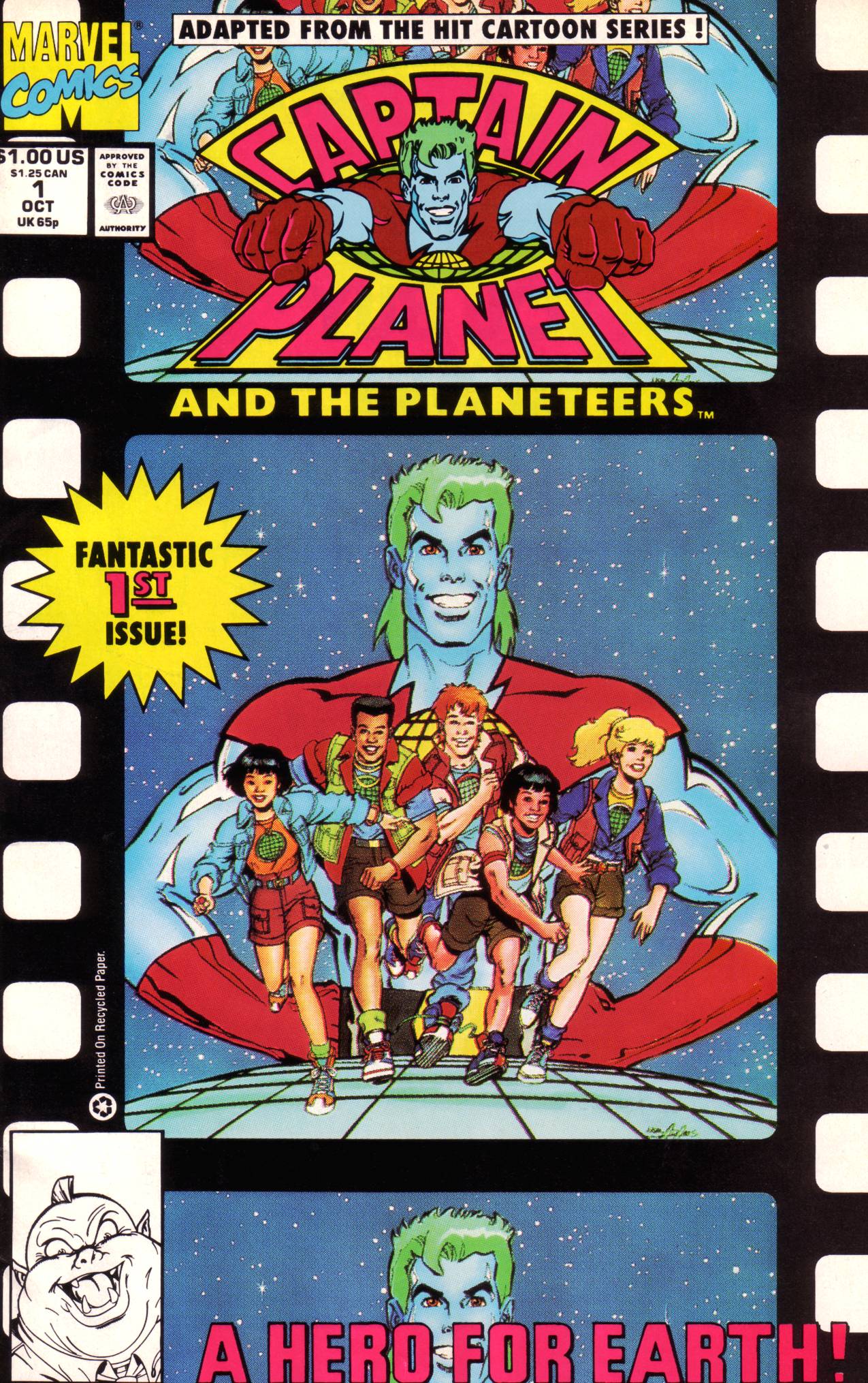 Read online Captain Planet and the Planeteers comic -  Issue #1 - 1