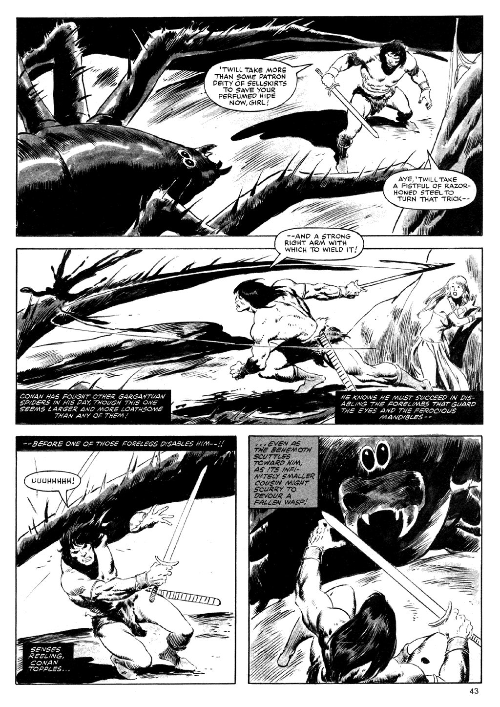 The Savage Sword Of Conan issue 73 - Page 43